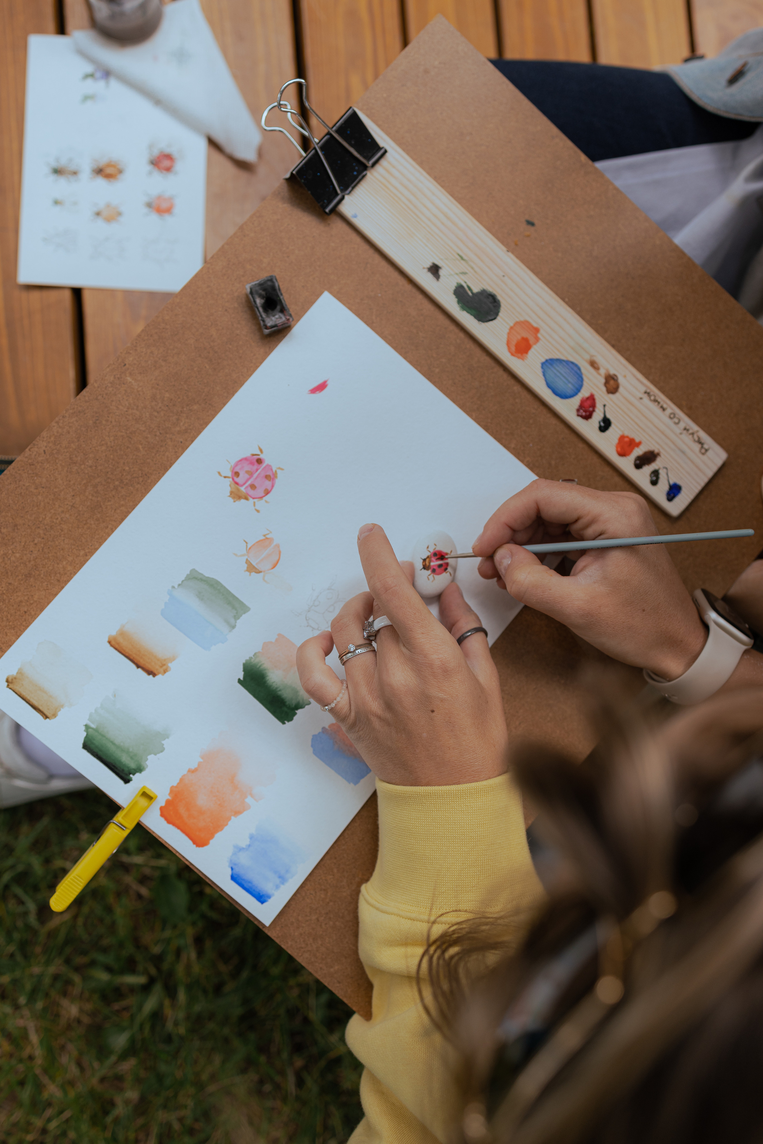 Арт — пикник Рисуй со мной. Фотограф Анастасия Пинчук