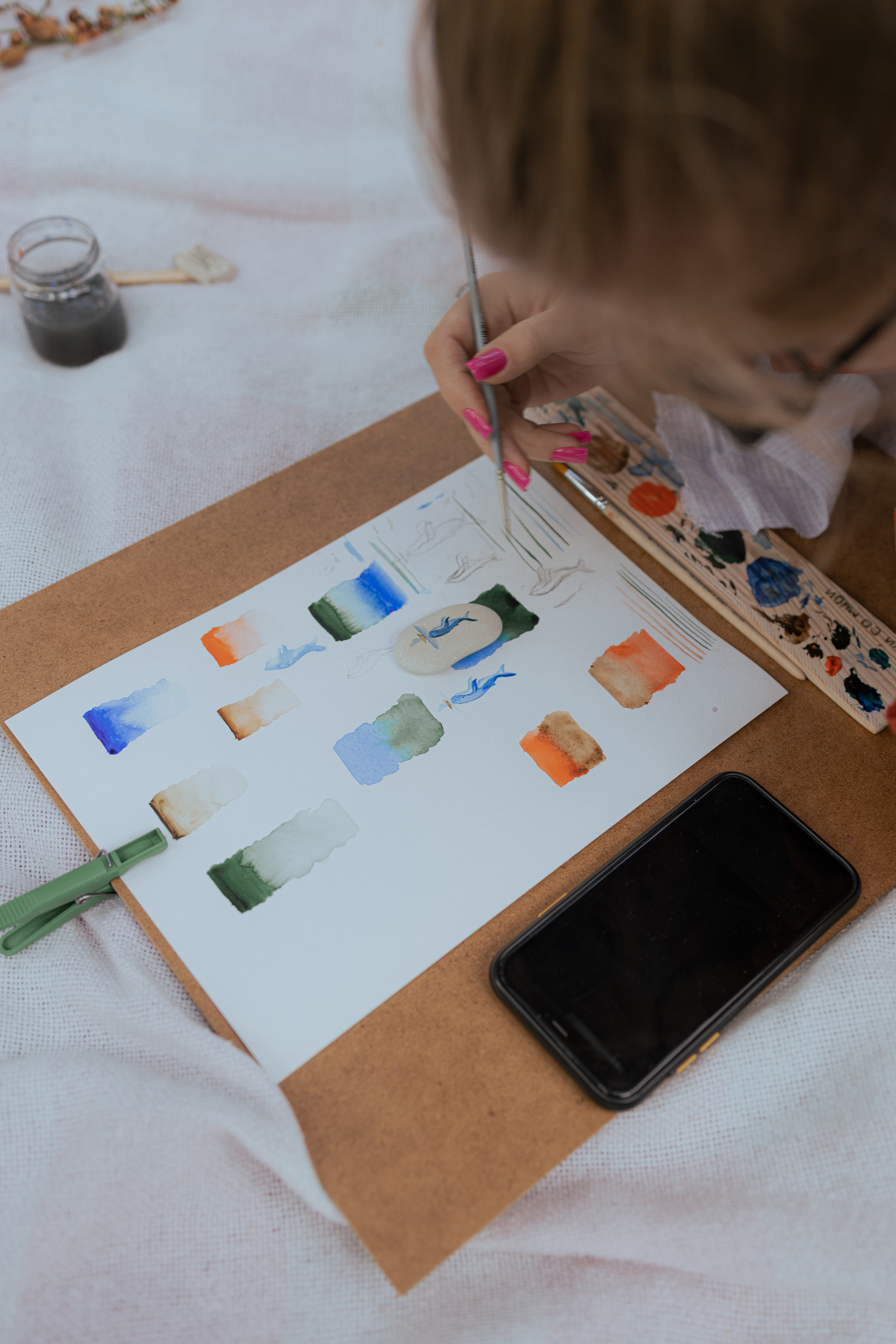 Арт — пикник Рисуй со мной. Фотограф Анастасия Пинчук