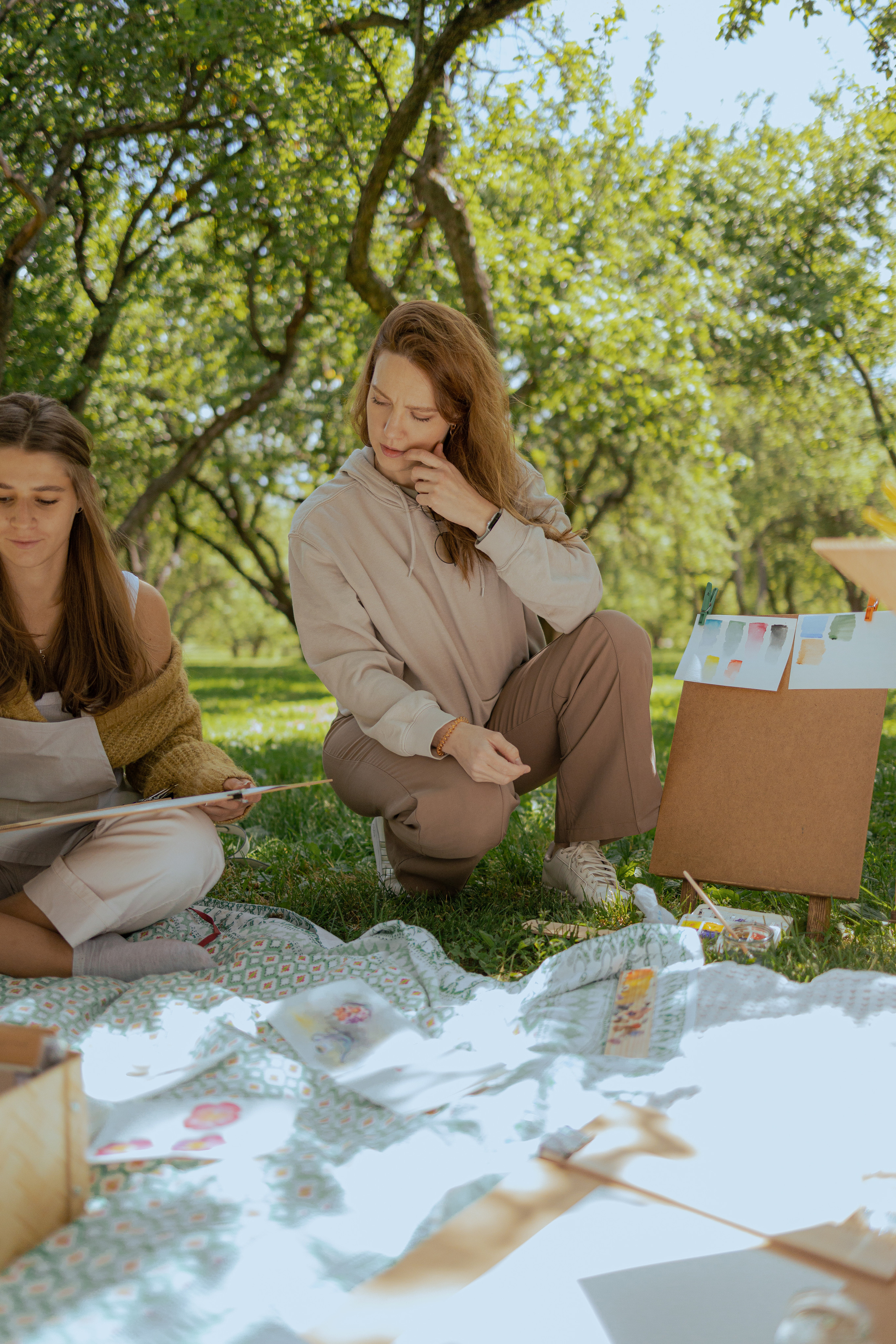 Арт — пикник Рисуй со мной. Фотограф Анастасия Пинчук