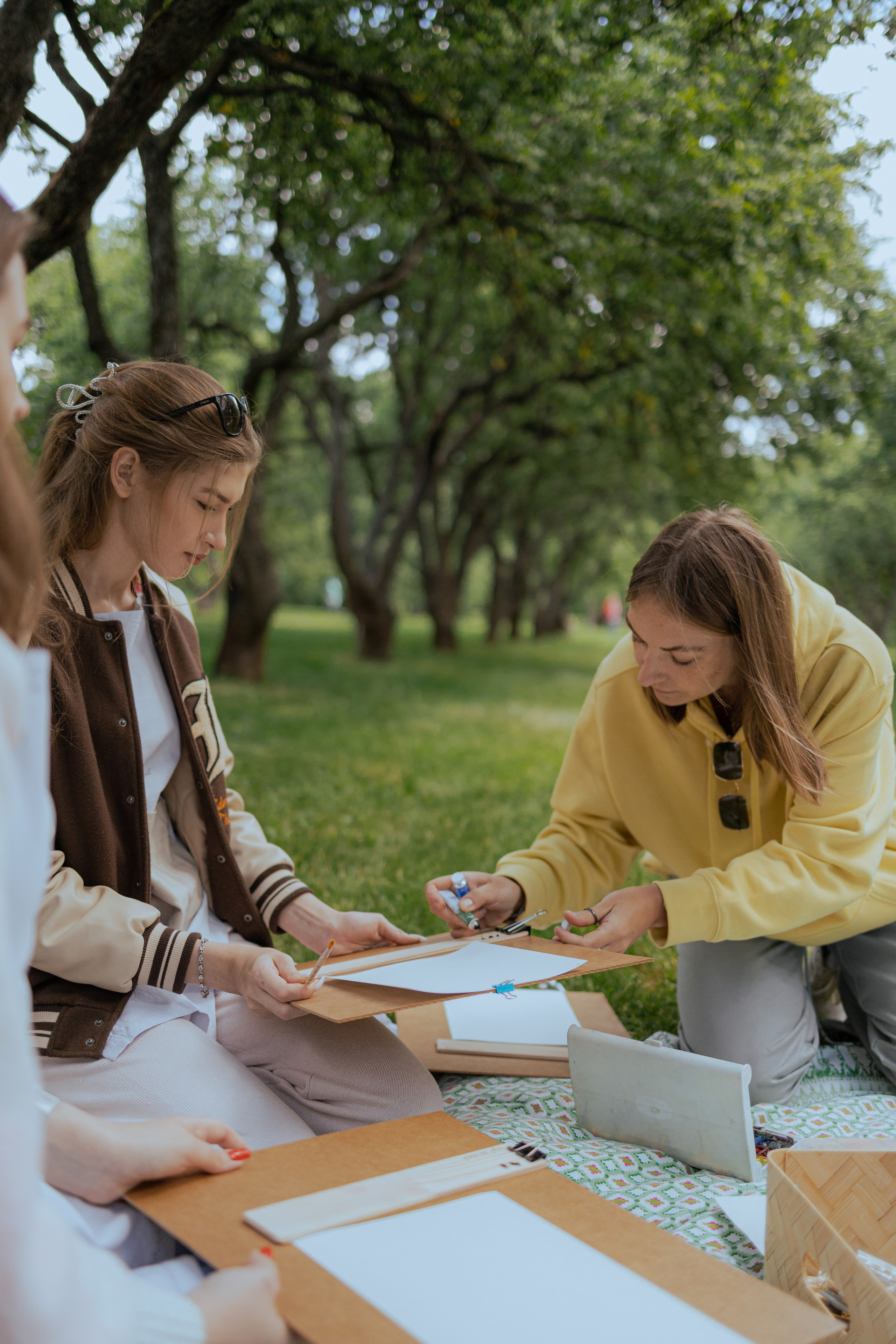 Арт — пикник Рисуй со мной. Фотограф Анастасия Пинчук