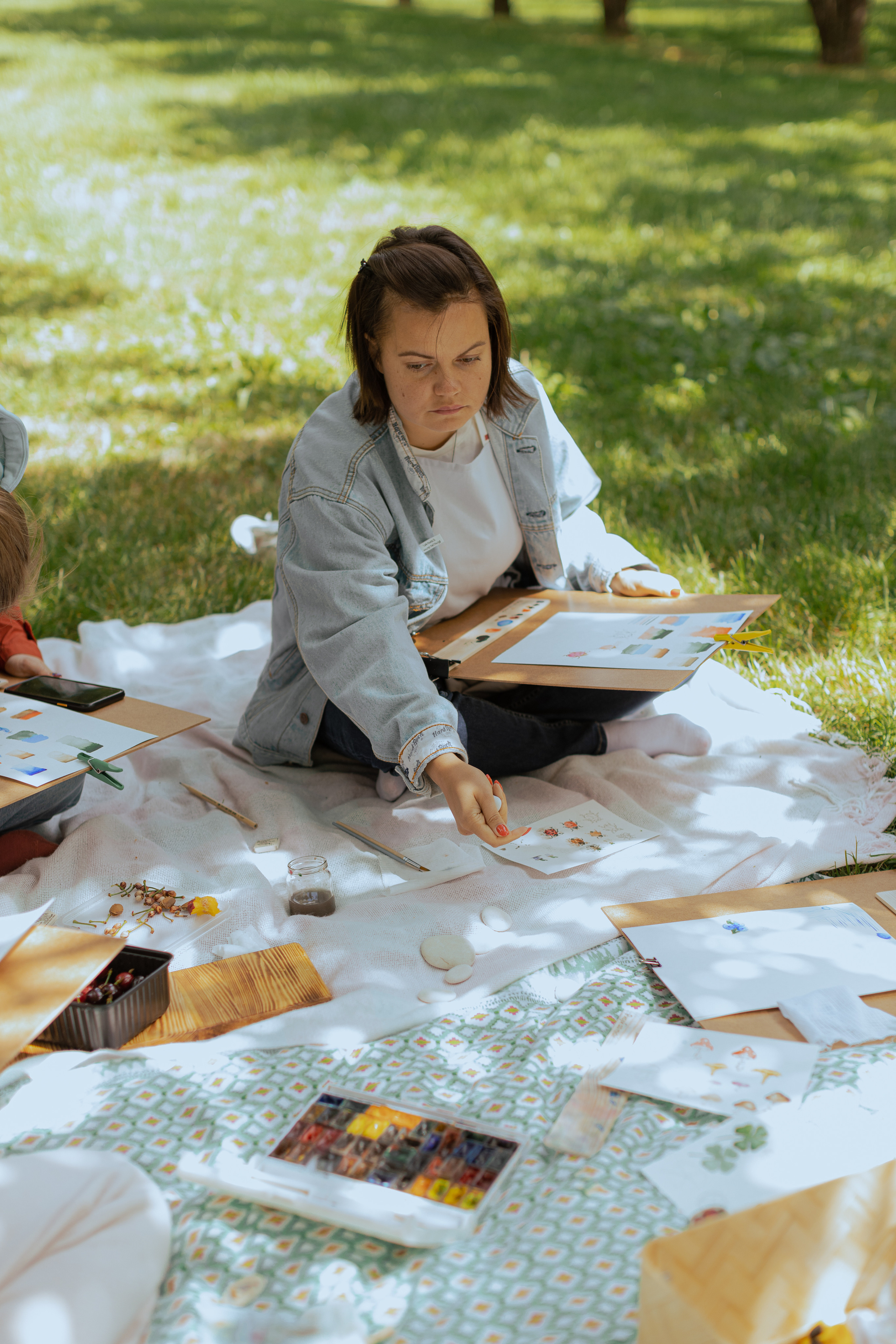 Арт — пикник Рисуй со мной. Фотограф Анастасия Пинчук