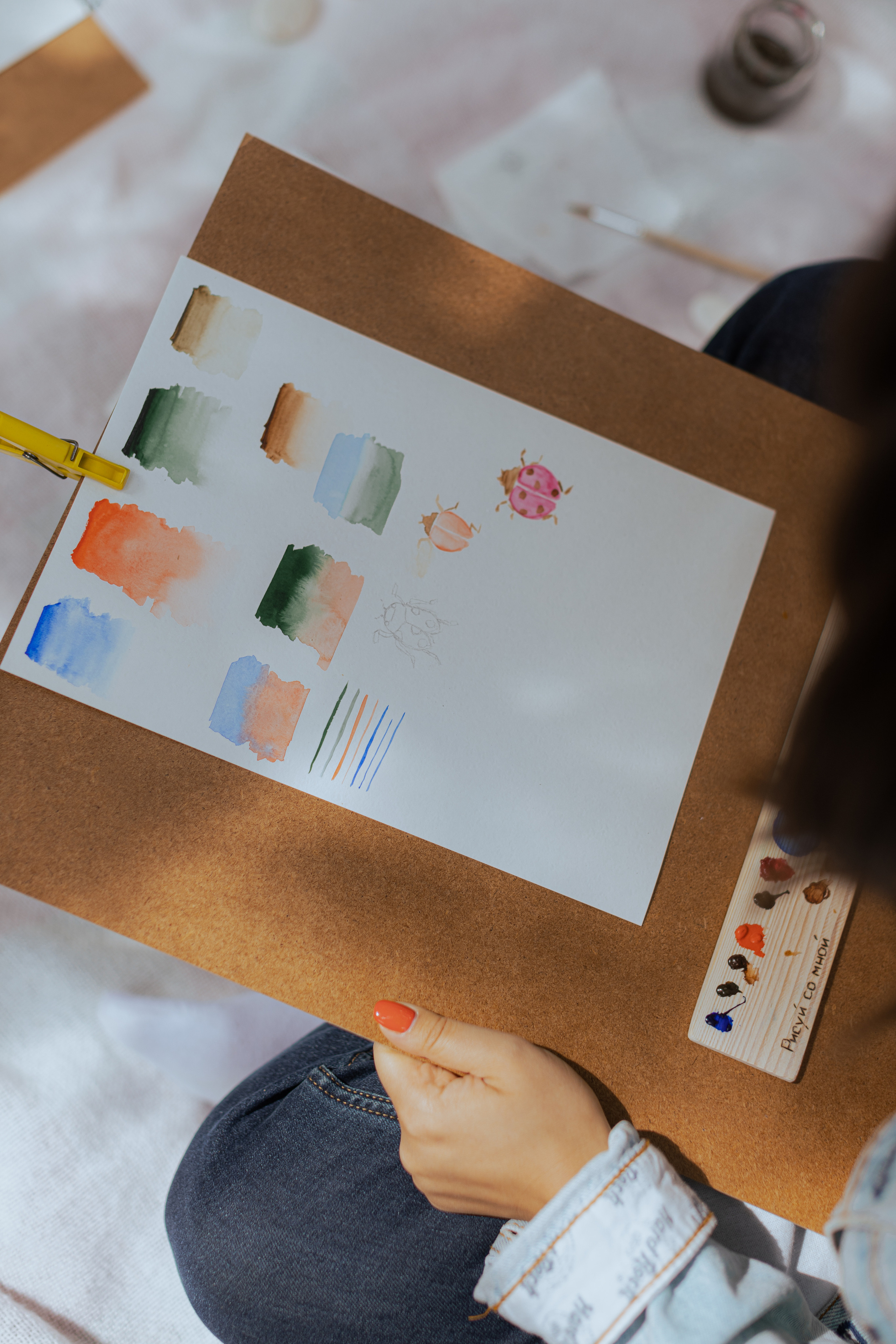 Арт — пикник Рисуй со мной. Фотограф Анастасия Пинчук