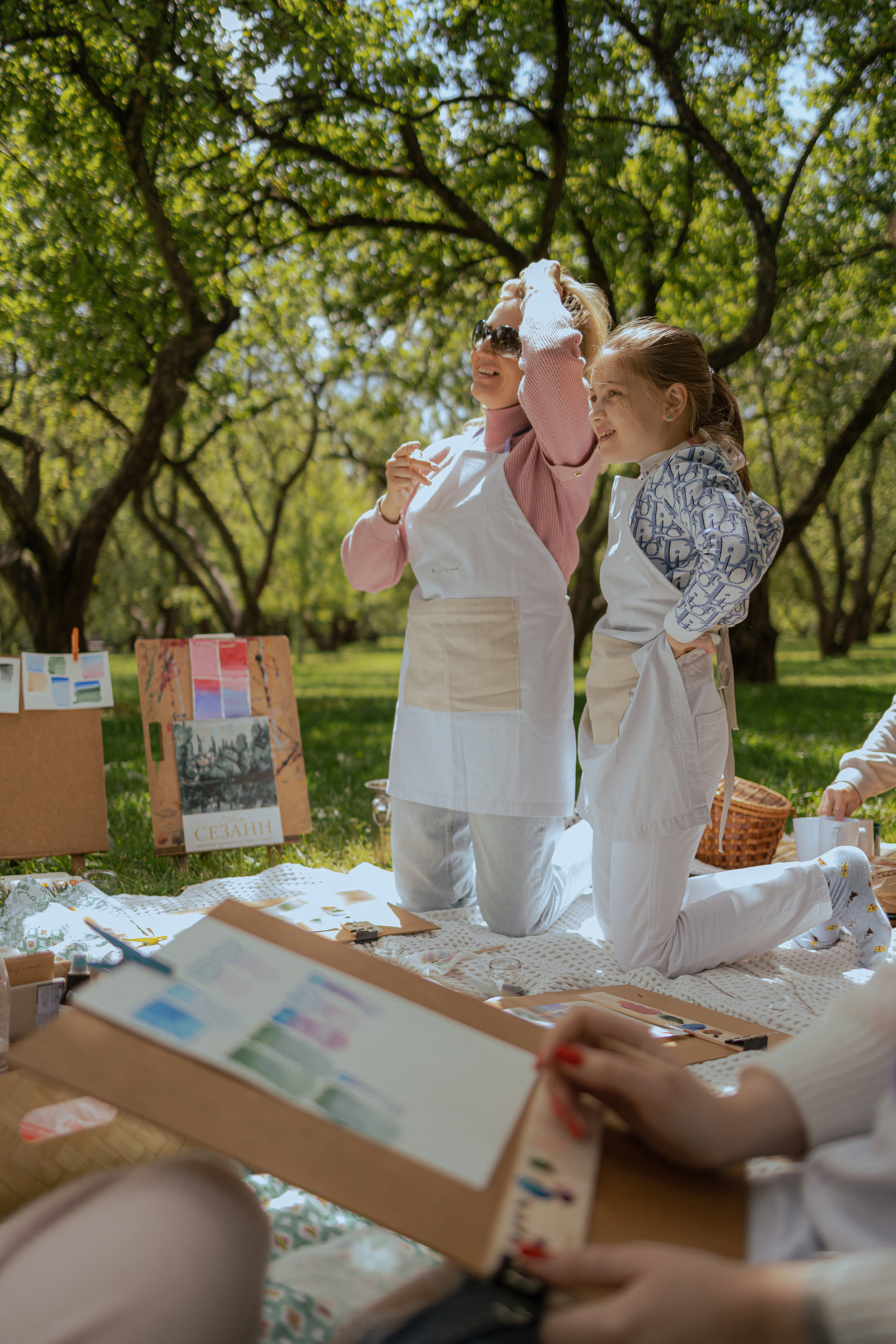 Арт — пикник Рисуй со мной. Фотограф Анастасия Пинчук