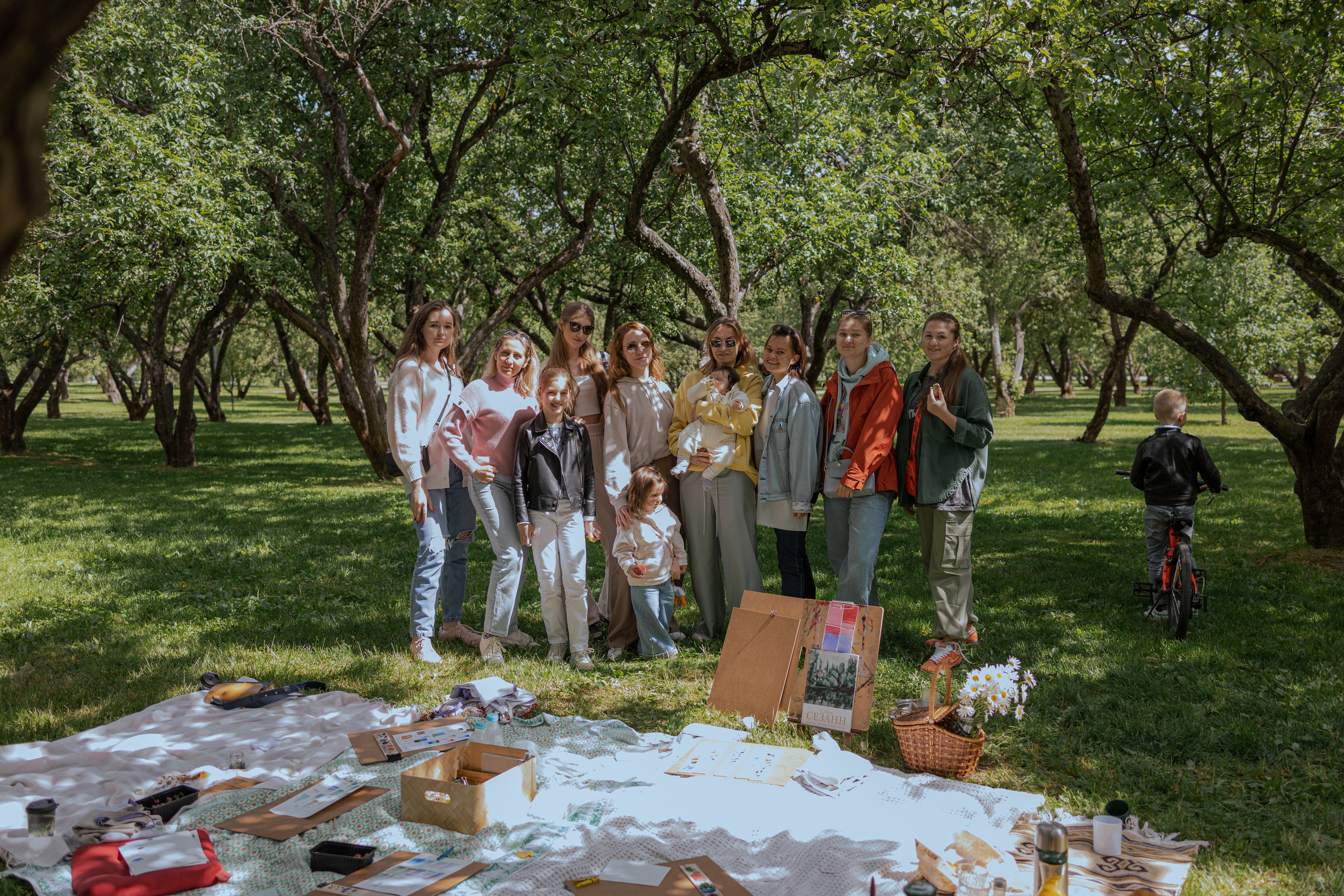 Арт — пикник Рисуй со мной. Фотограф Анастасия Пинчук