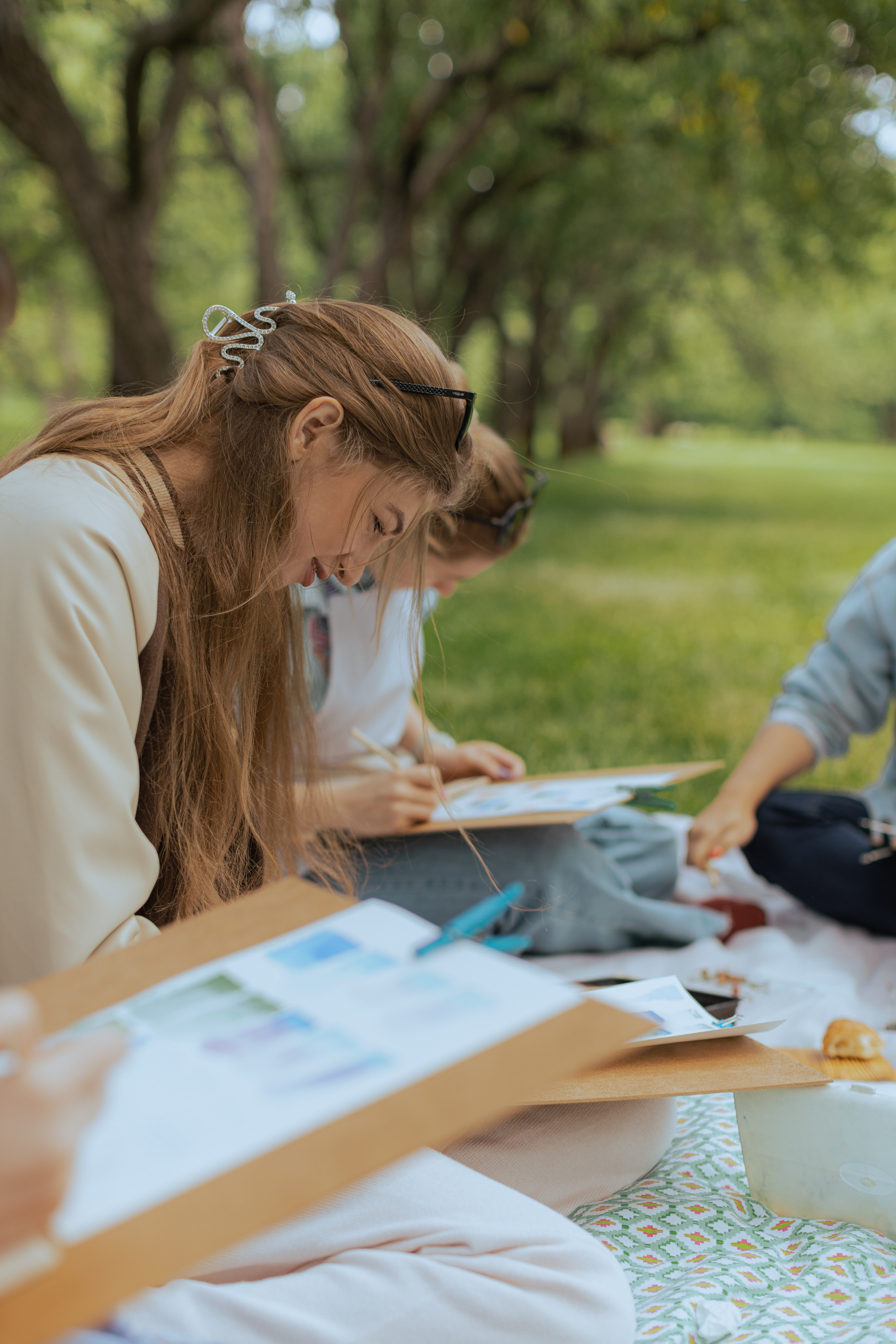 Арт — пикник Рисуй со мной. Фотограф Анастасия Пинчук