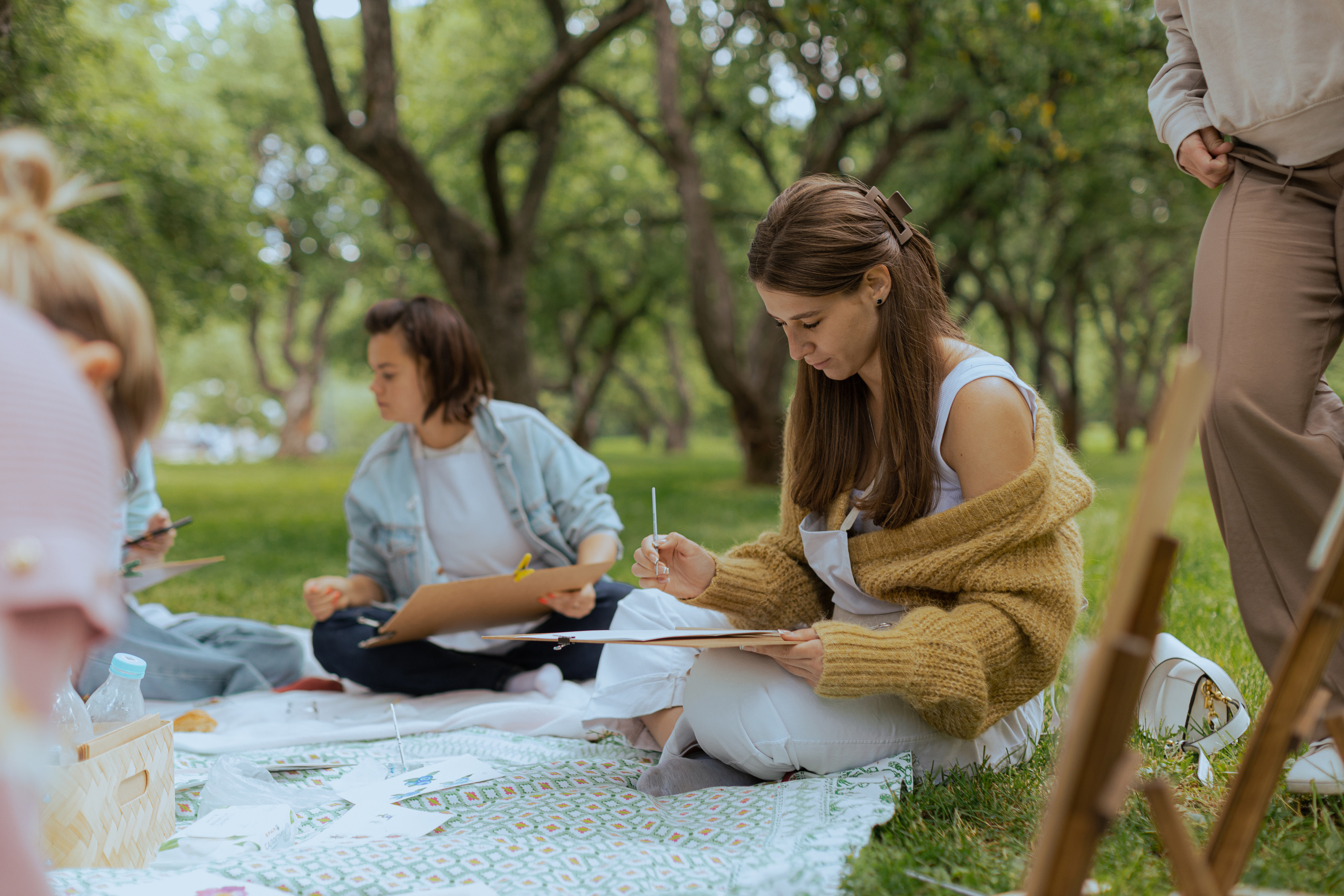 Арт — пикник Рисуй со мной. Фотограф Анастасия Пинчук