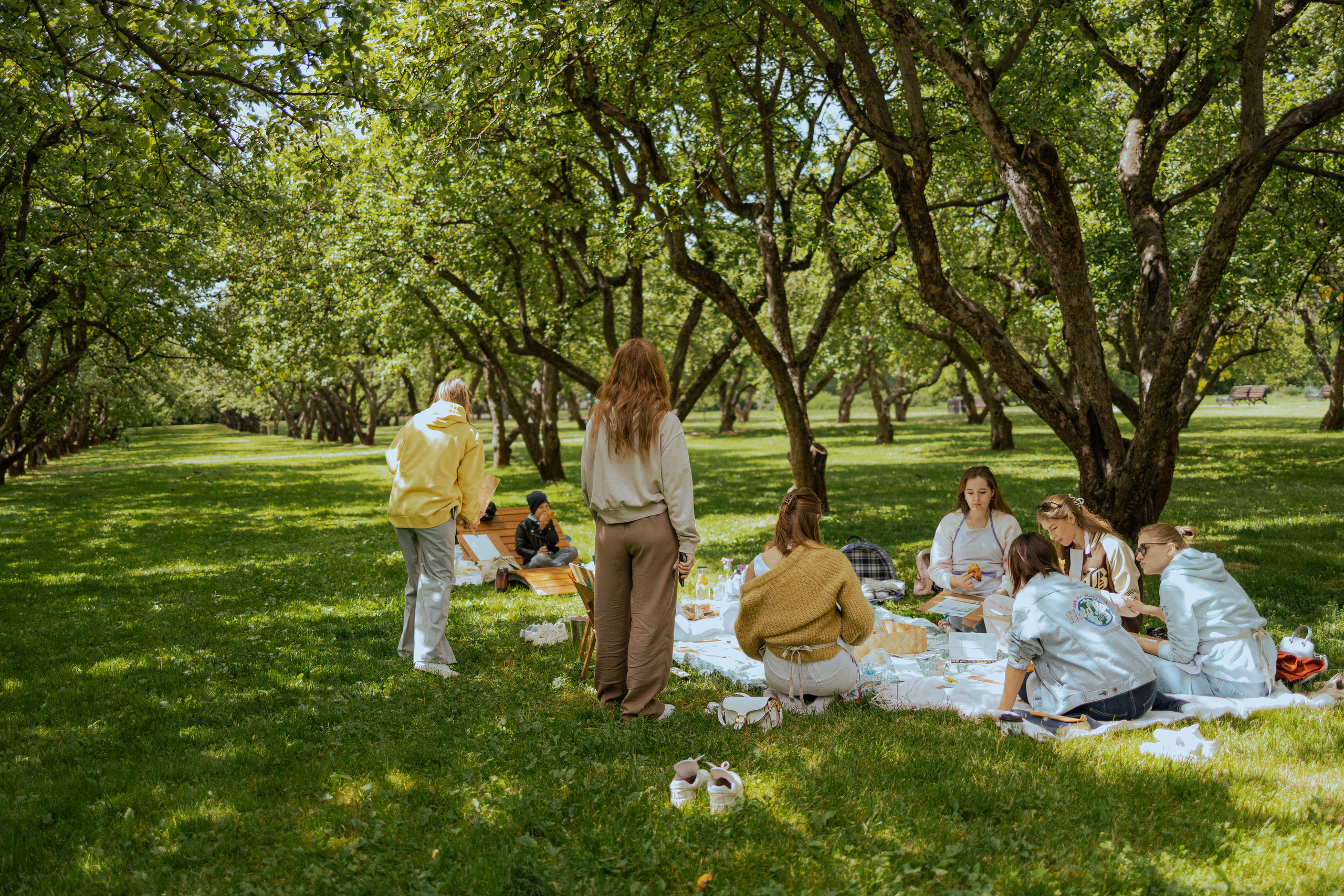 Арт — пикник Рисуй со мной. Фотограф Анастасия Пинчук