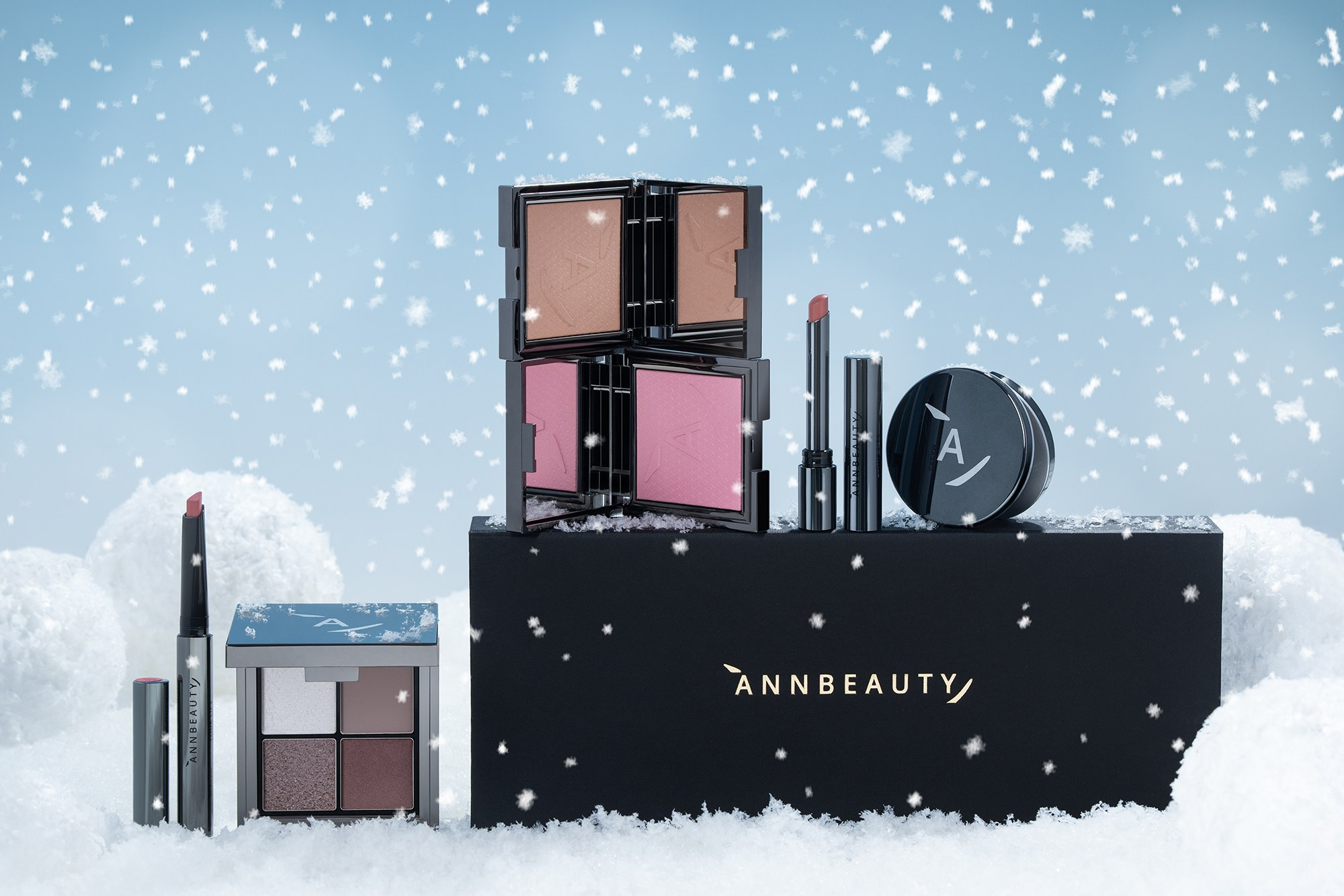 Новогодняя предметная съемка для косметического бренда Annbeauty. Бьюти и предметный фотограф в Москве Светлана Грачева