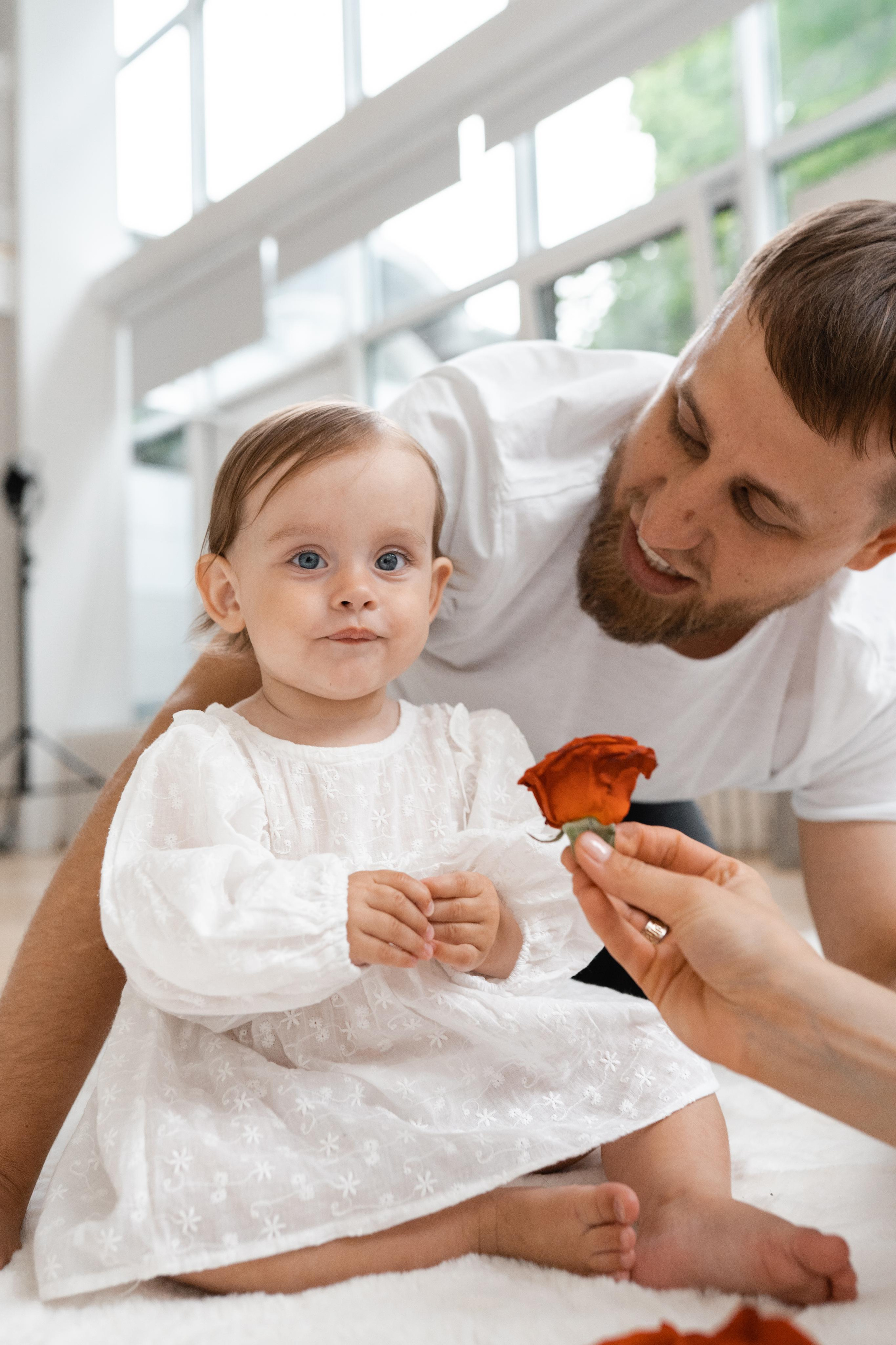 Семейная фотосессия в студии в Москве, семейный фотограф Анна Полушина. Свадебный фотограф в Москве Анна Полушина