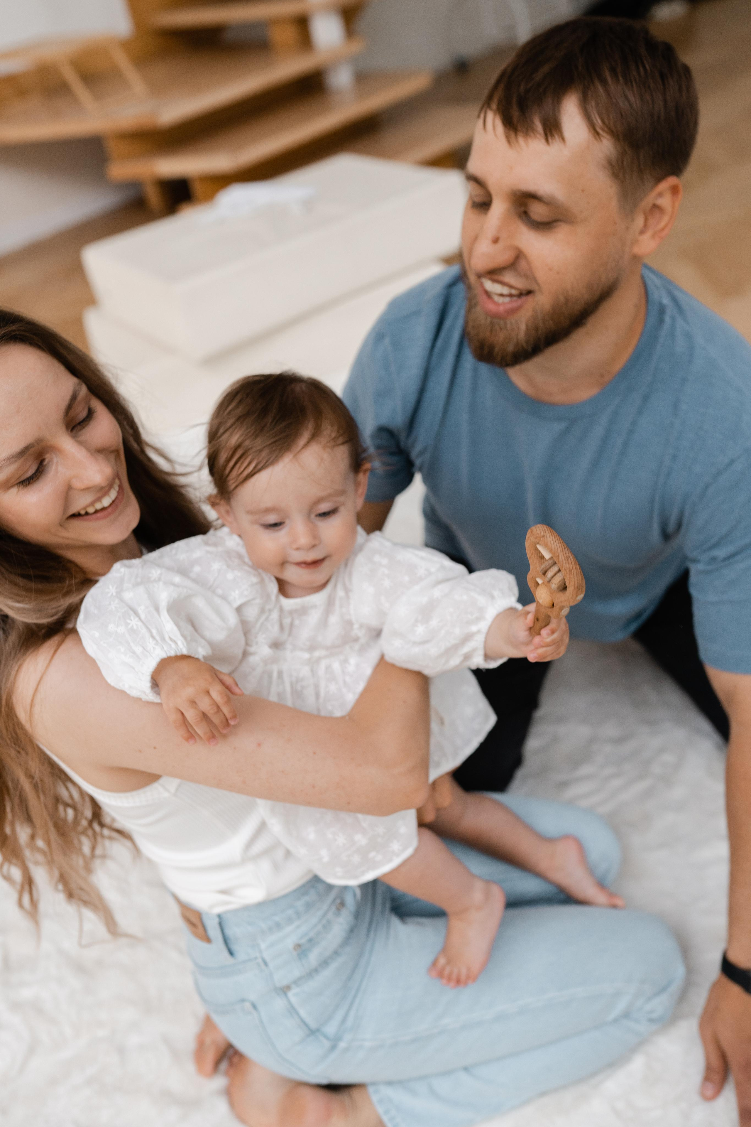 Семейная фотосессия в студии в Москве, семейный фотограф Анна Полушина. Свадебный фотограф в Москве Анна Полушина