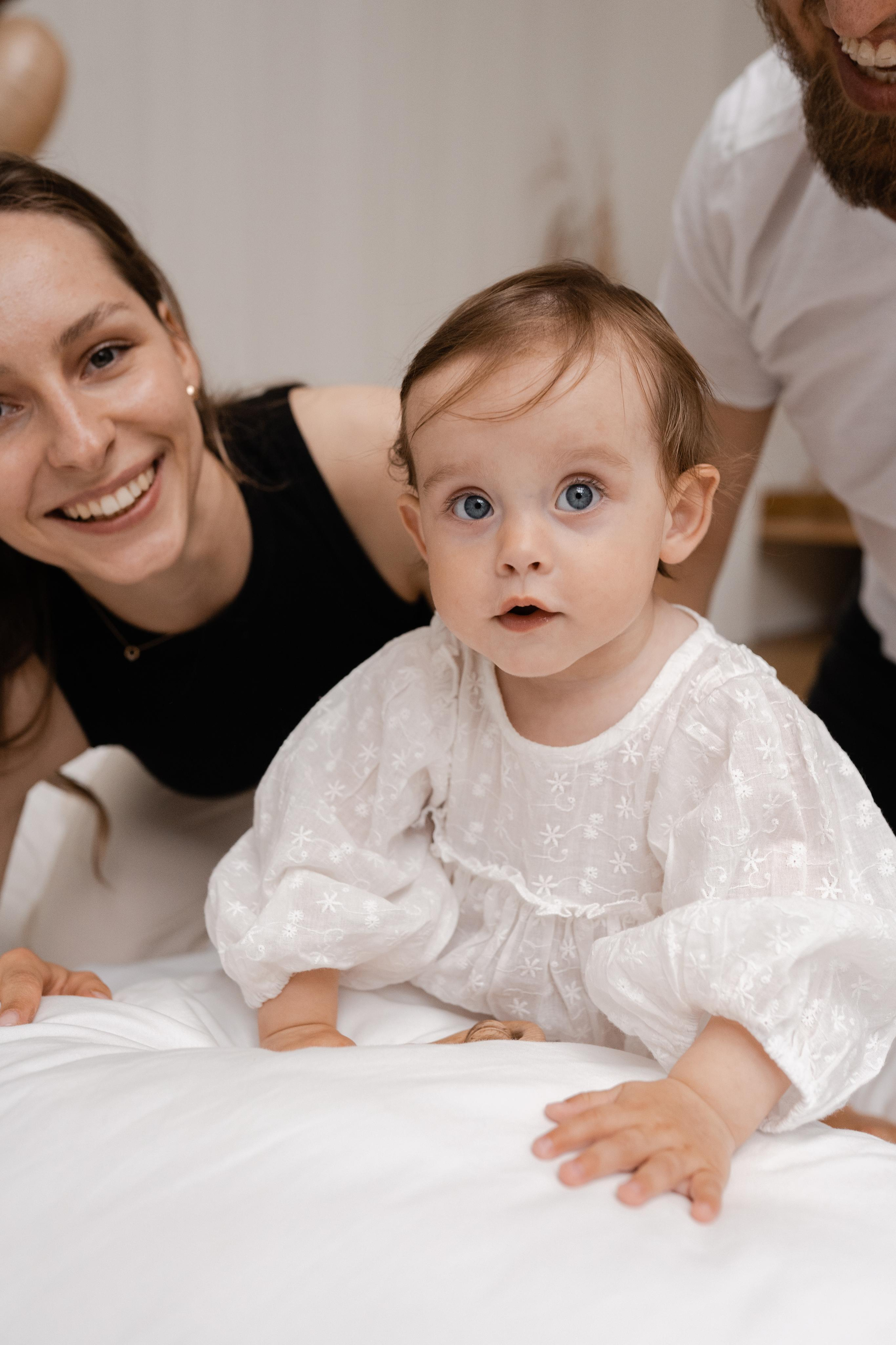 Семейная фотосессия в студии в Москве, семейный фотограф Анна Полушина. Свадебный фотограф в Москве Анна Полушина