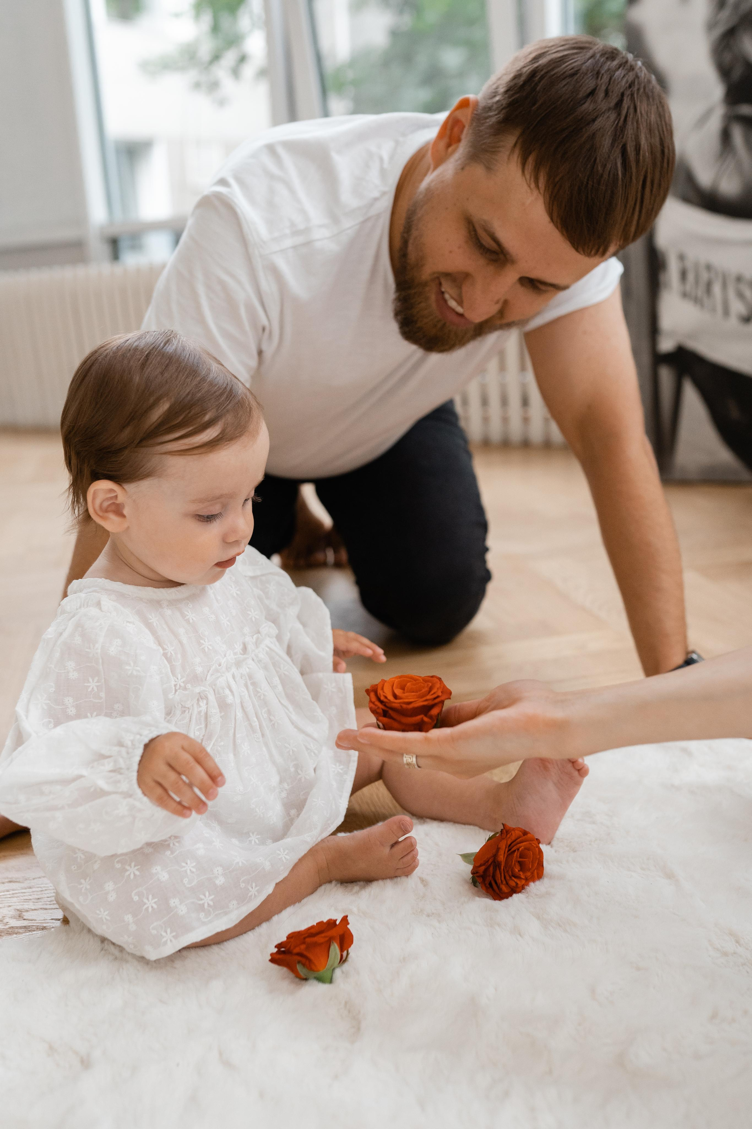 Семейная фотосессия в студии в Москве, семейный фотограф Анна Полушина. Свадебный фотограф в Москве Анна Полушина