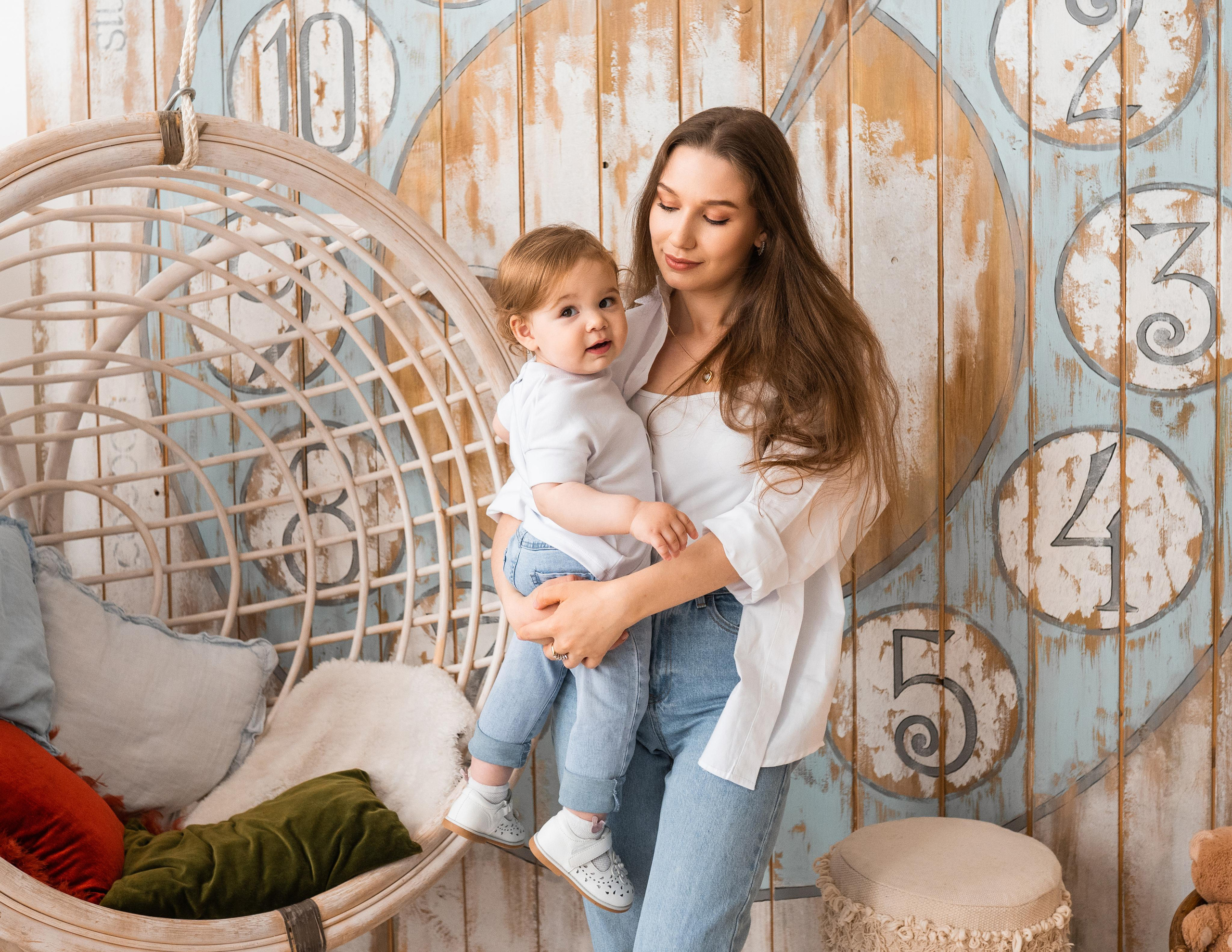 Семейная фотосессия в студии в Москве, семейный фотограф Анна Полушина. Свадебный фотограф в Москве Анна Полушина