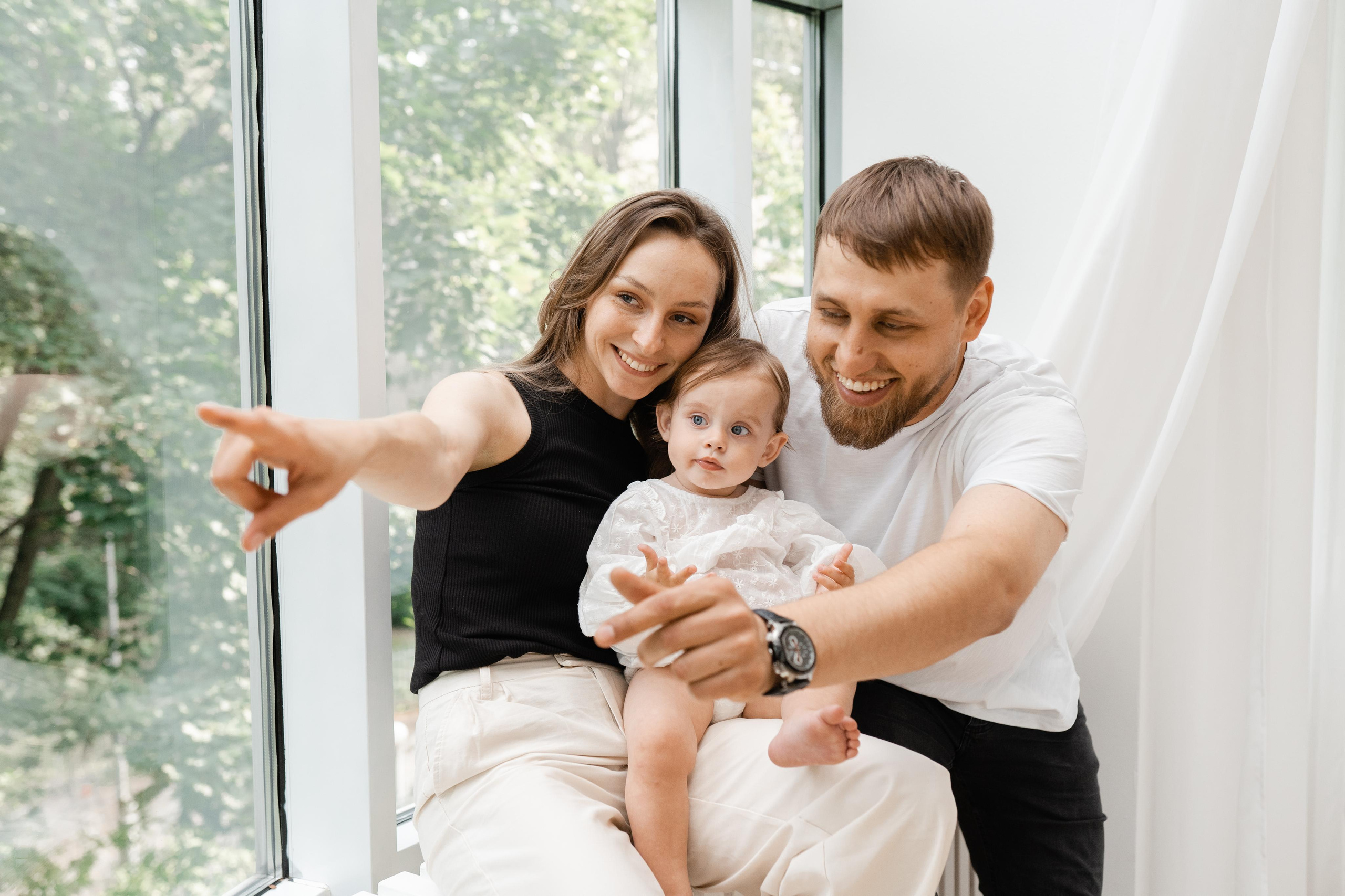 Семейная фотосессия в студии в Москве, семейный фотограф Анна Полушина. Свадебный фотограф в Москве Анна Полушина