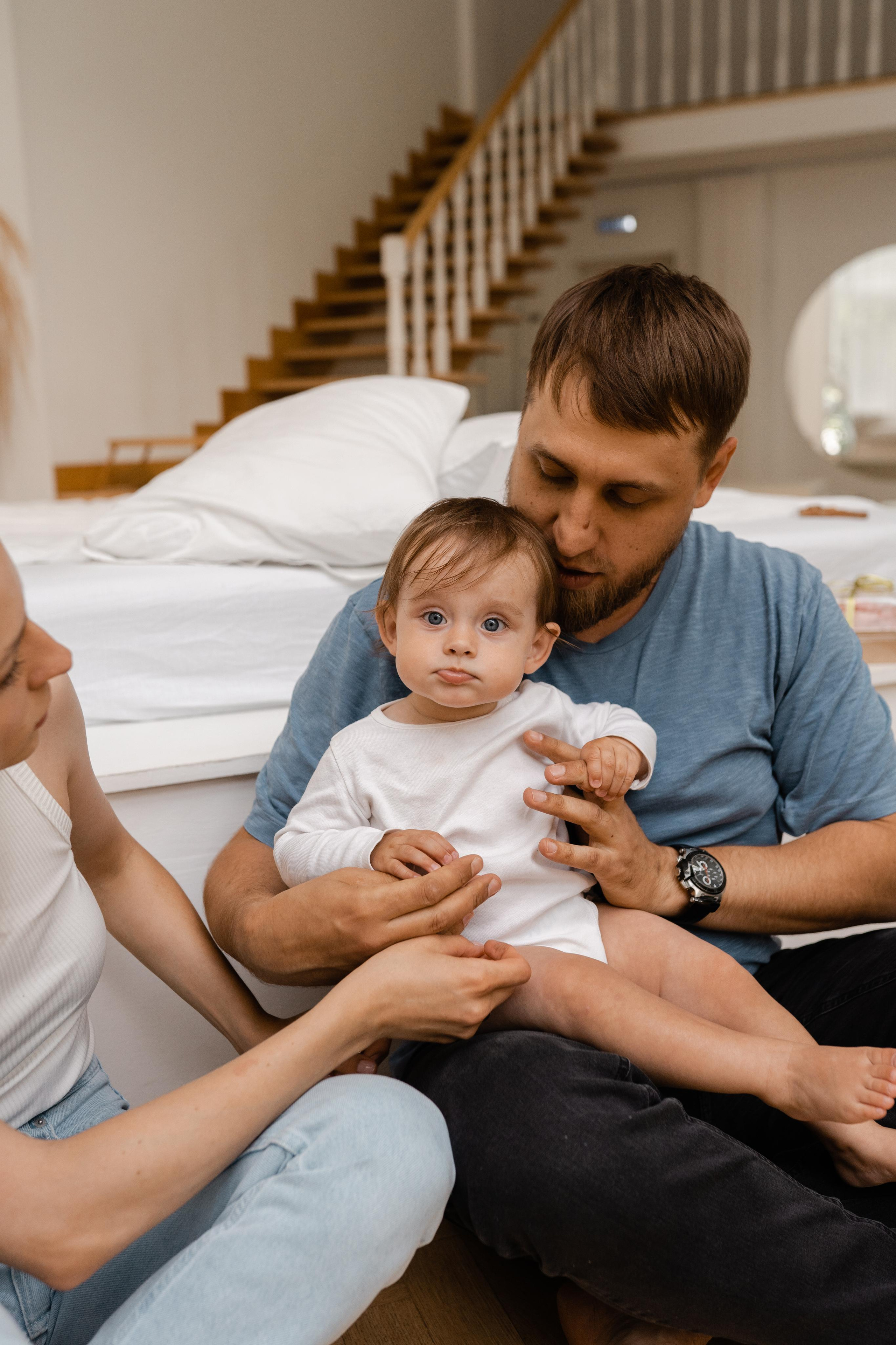 Семейная фотосессия в студии в Москве, семейный фотограф Анна Полушина. Свадебный фотограф в Москве Анна Полушина