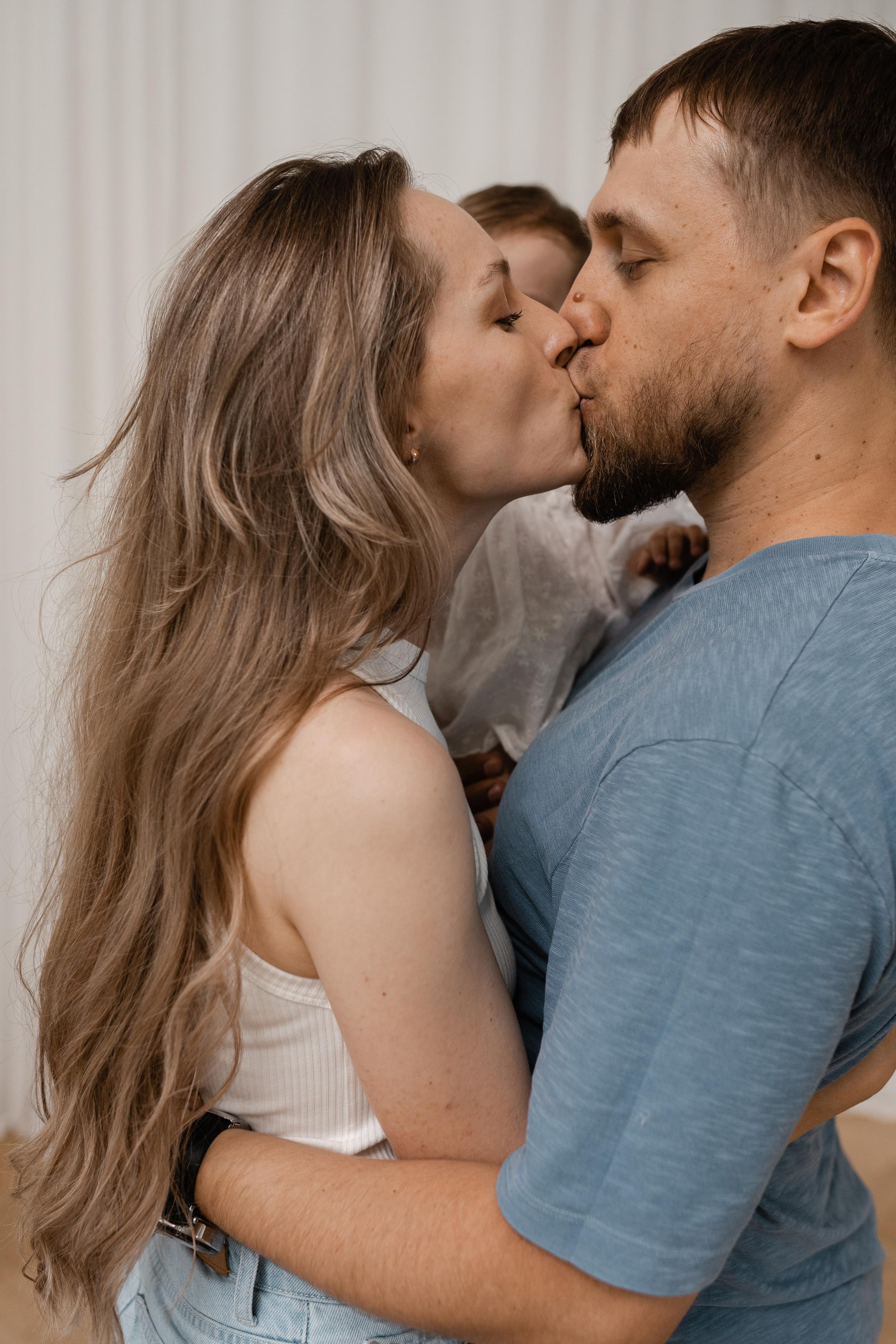 Семейная фотосессия в студии в Москве, семейный фотограф Анна Полушина. Свадебный фотограф в Москве Анна Полушина