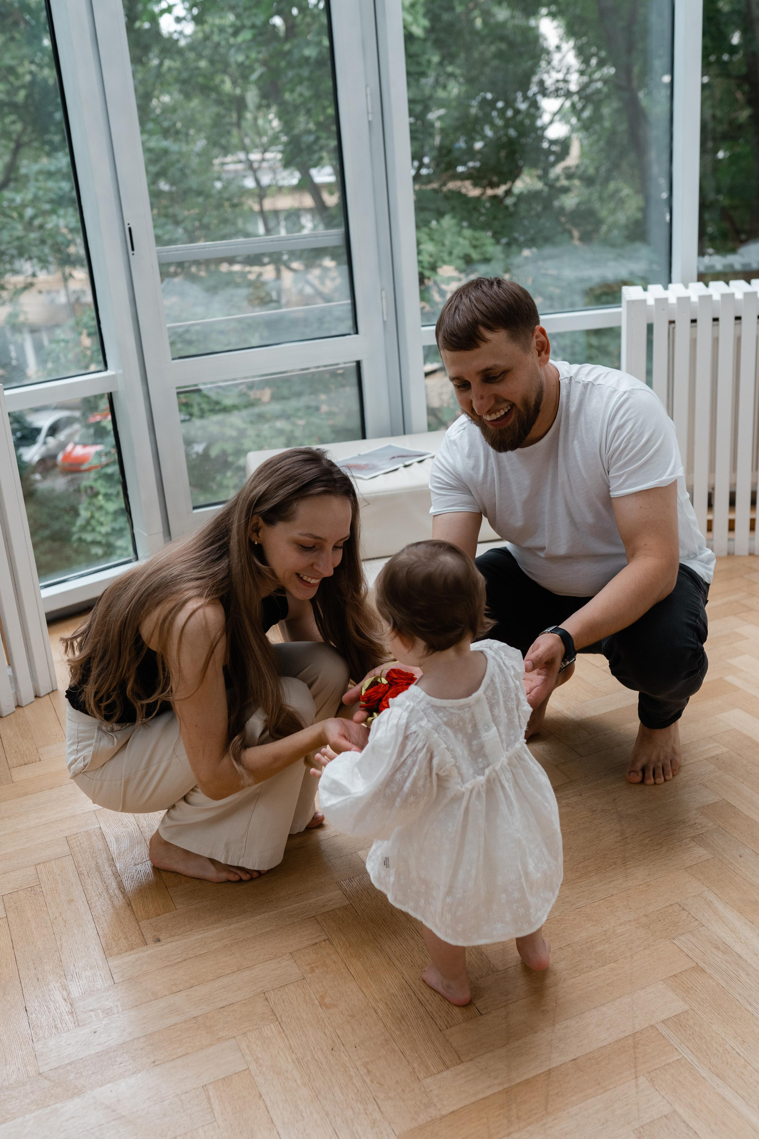 Семейная фотосессия в студии в Москве, семейный фотограф Анна Полушина. Свадебный фотограф в Москве Анна Полушина