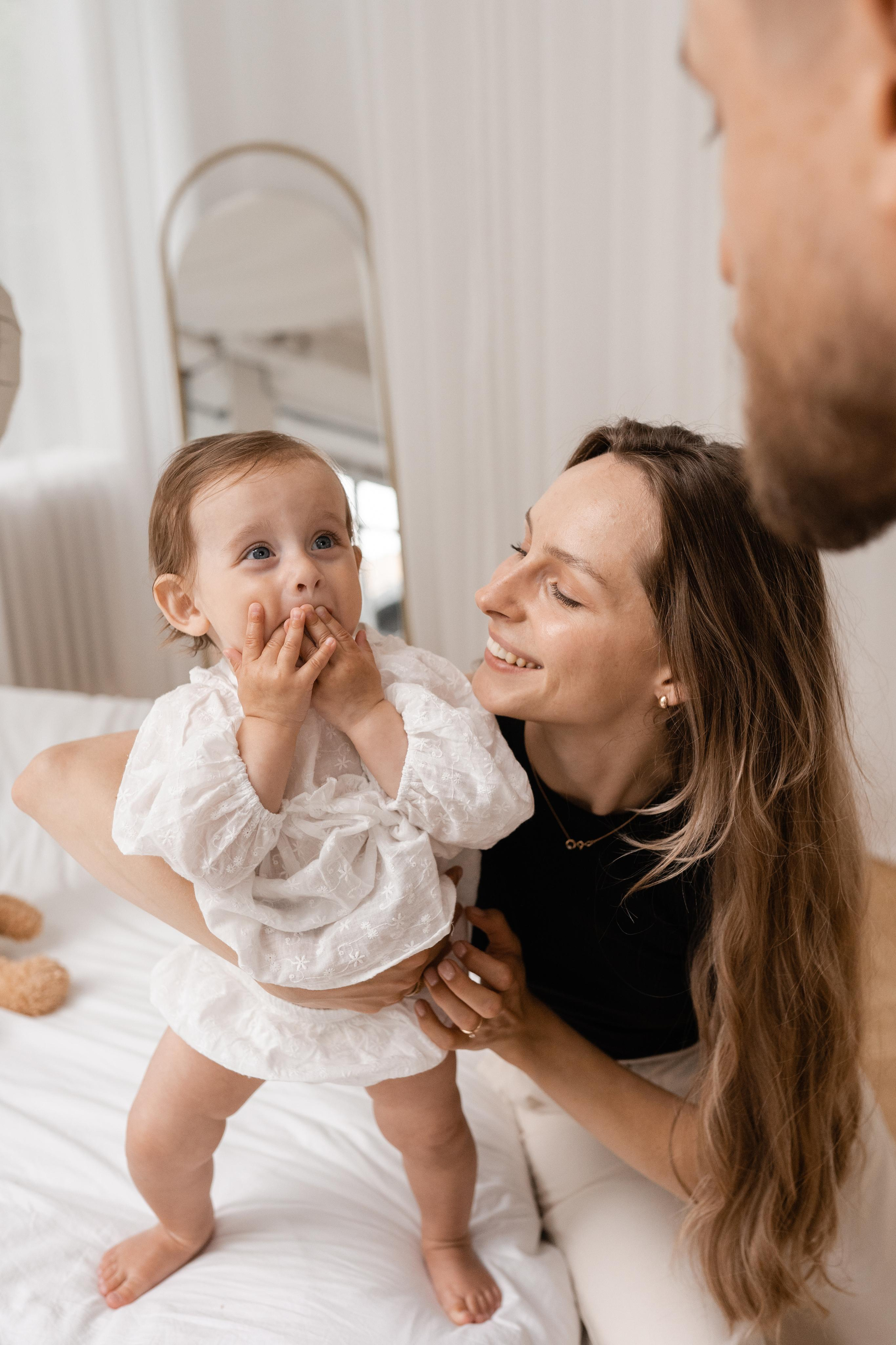 Семейная фотосессия в студии в Москве, семейный фотограф Анна Полушина. Свадебный фотограф в Москве Анна Полушина