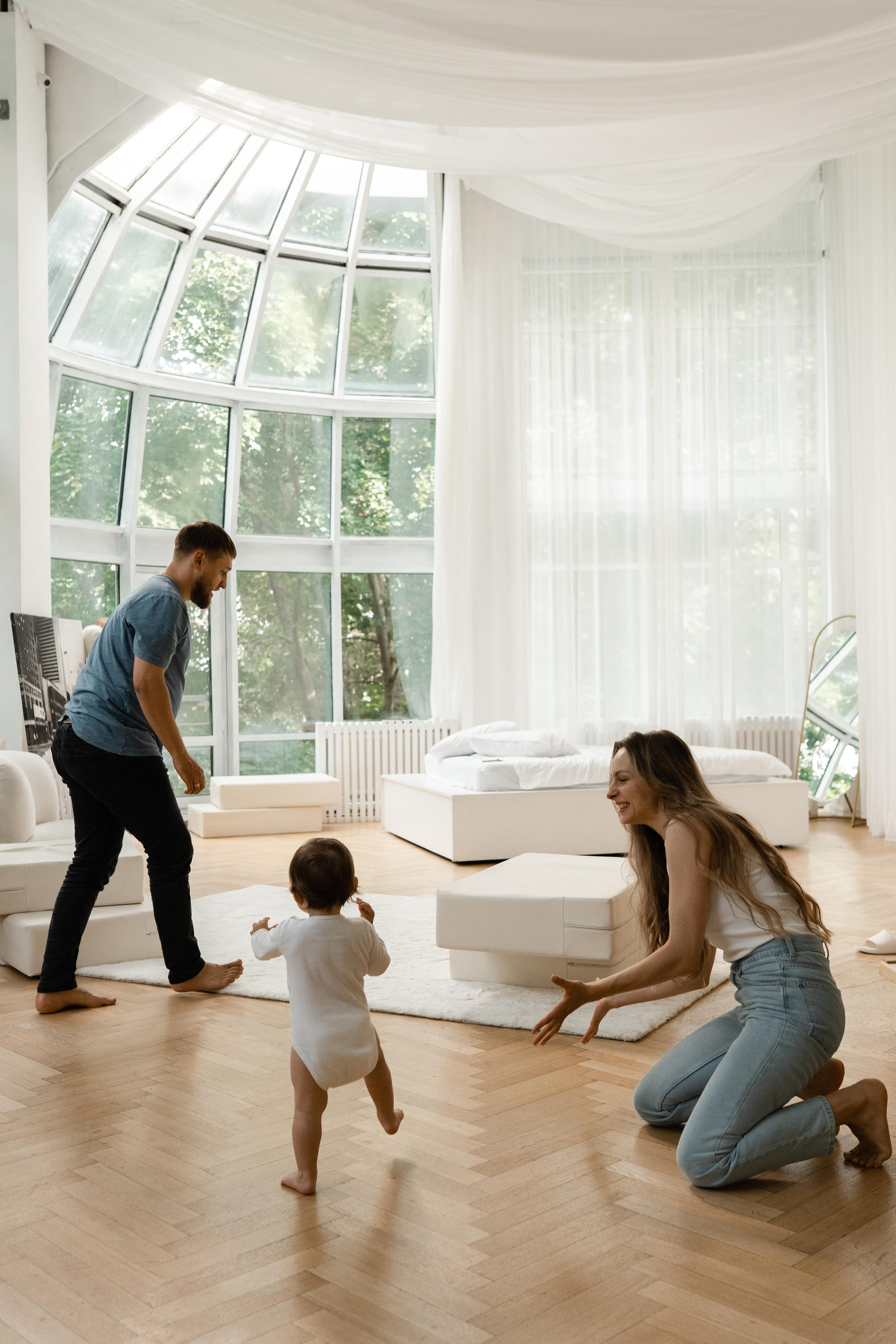 Семейная фотосессия в студии в Москве, семейный фотограф Анна Полушина. Свадебный фотограф в Москве Анна Полушина