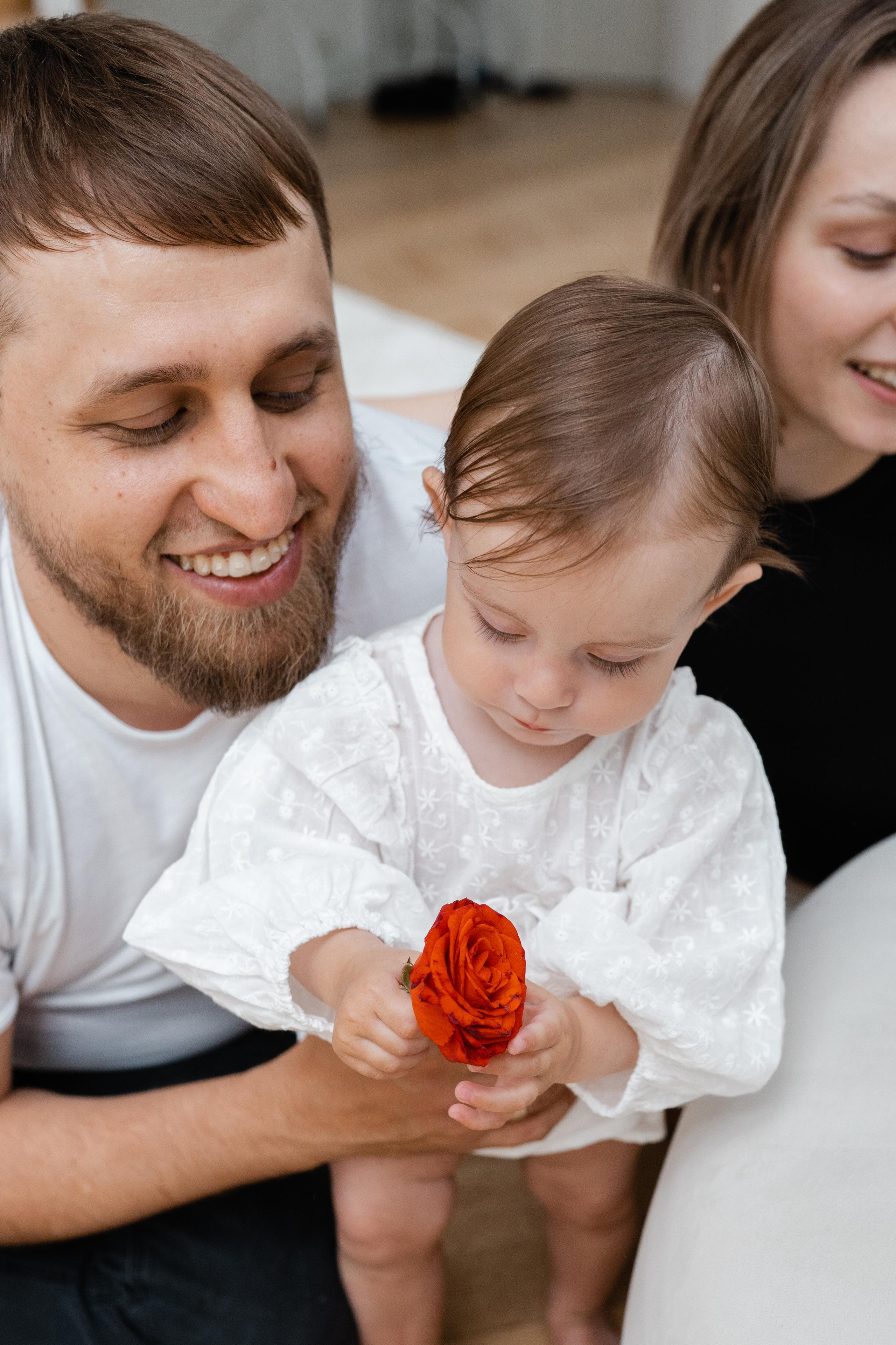 Семейная фотосессия в студии в Москве, семейный фотограф Анна Полушина. Свадебный фотограф в Москве Анна Полушина