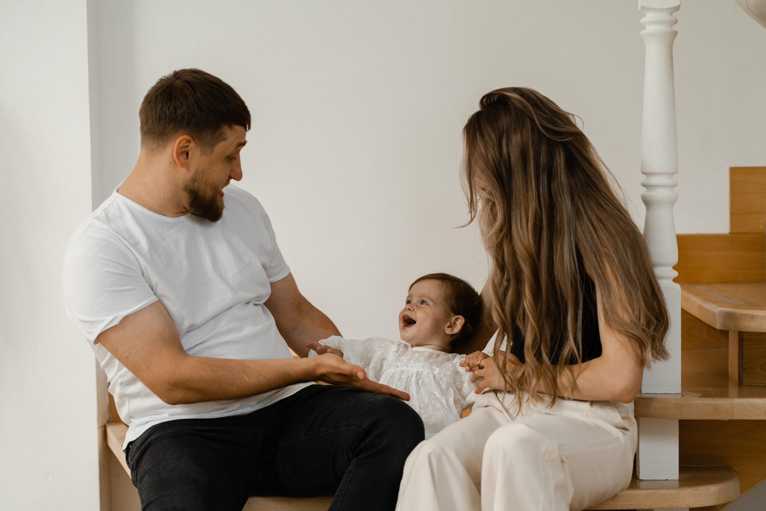 Семейная фотосессия в студии в Москве, семейный фотограф Анна Полушина. Свадебный фотограф в Москве Анна Полушина