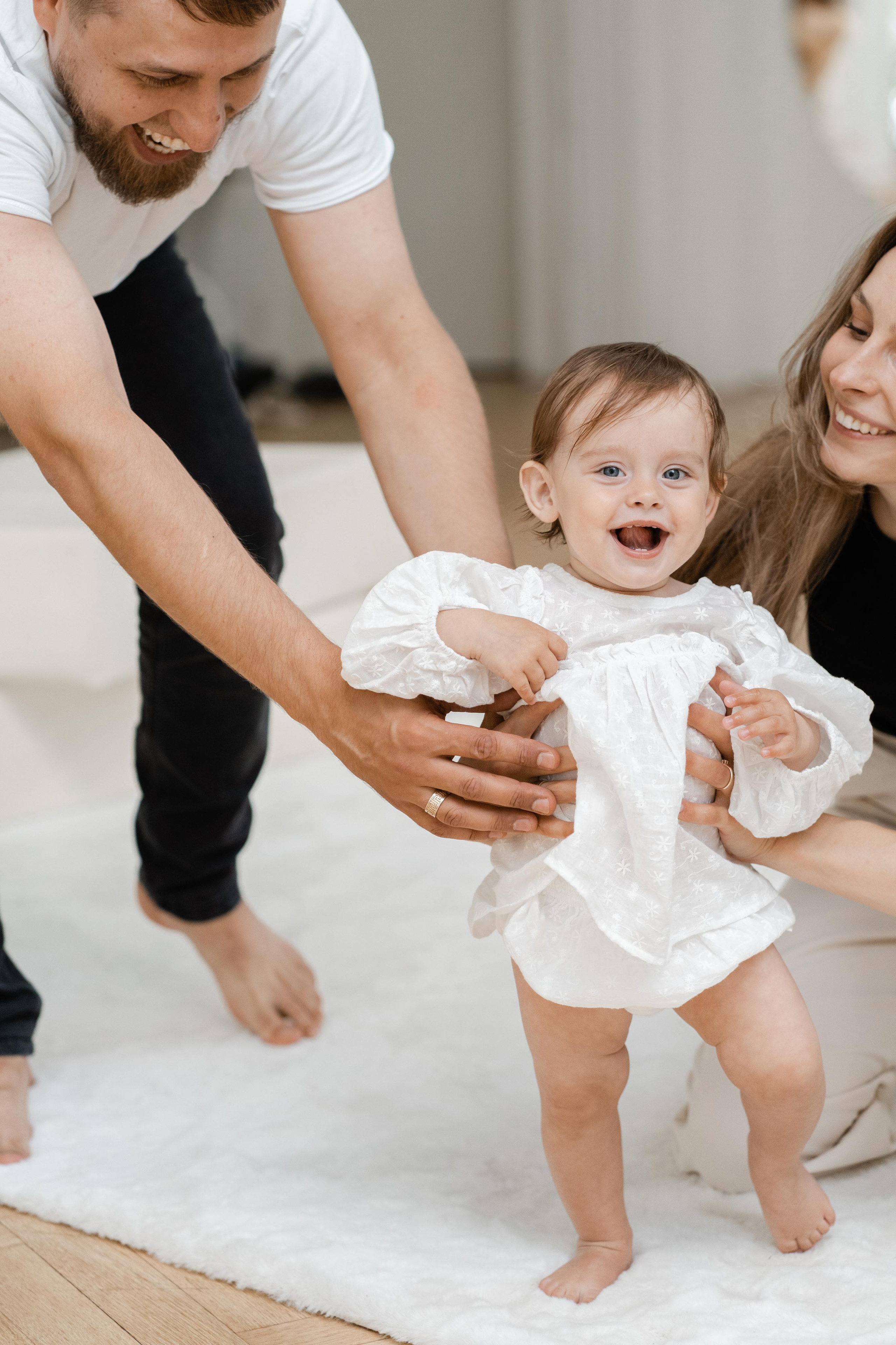 Семейная фотосессия в студии в Москве, семейный фотограф Анна Полушина. Свадебный фотограф в Москве Анна Полушина