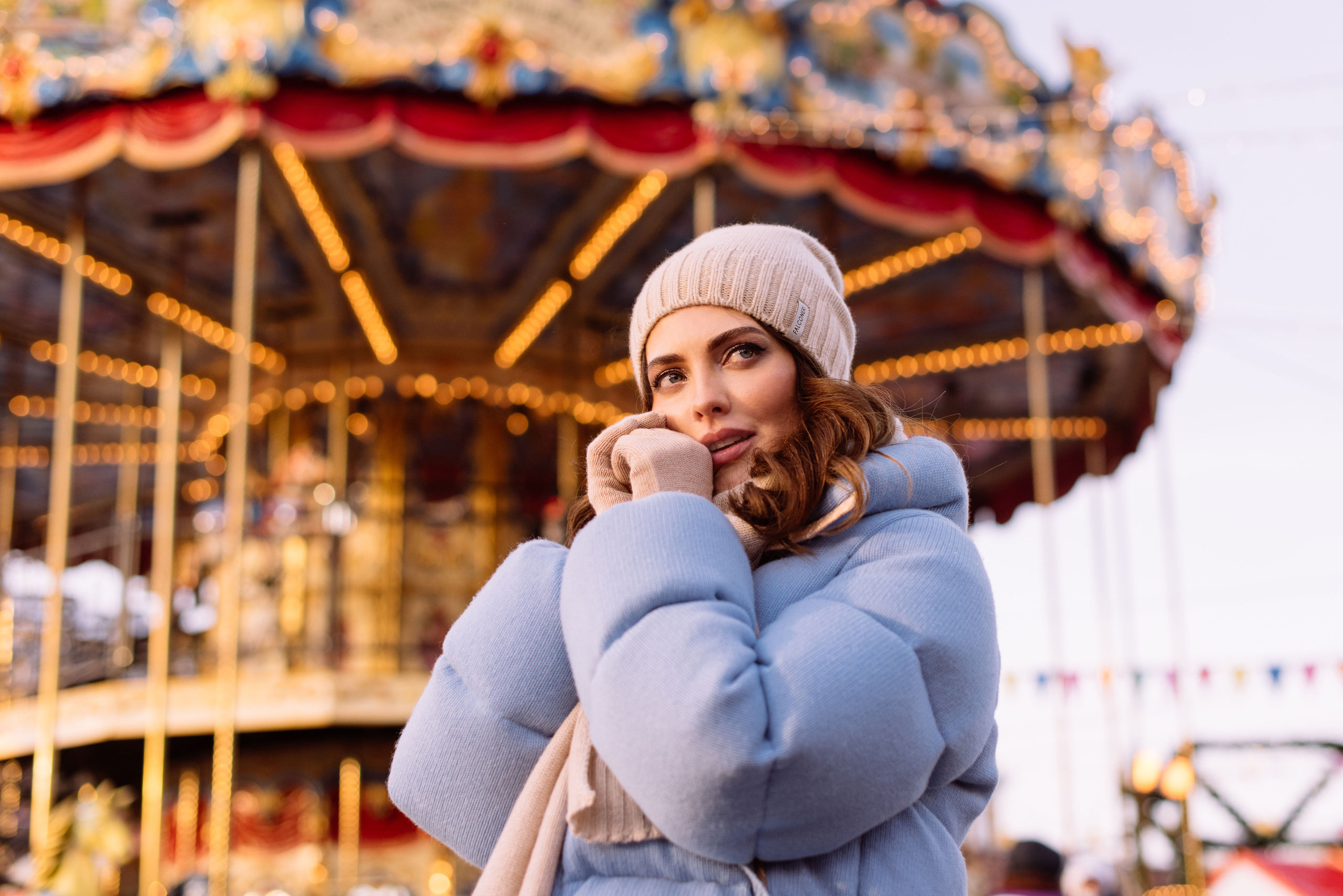 Алена на ярмарке у ГУМа. Свадебный фотограф в Москве Анна Полушина