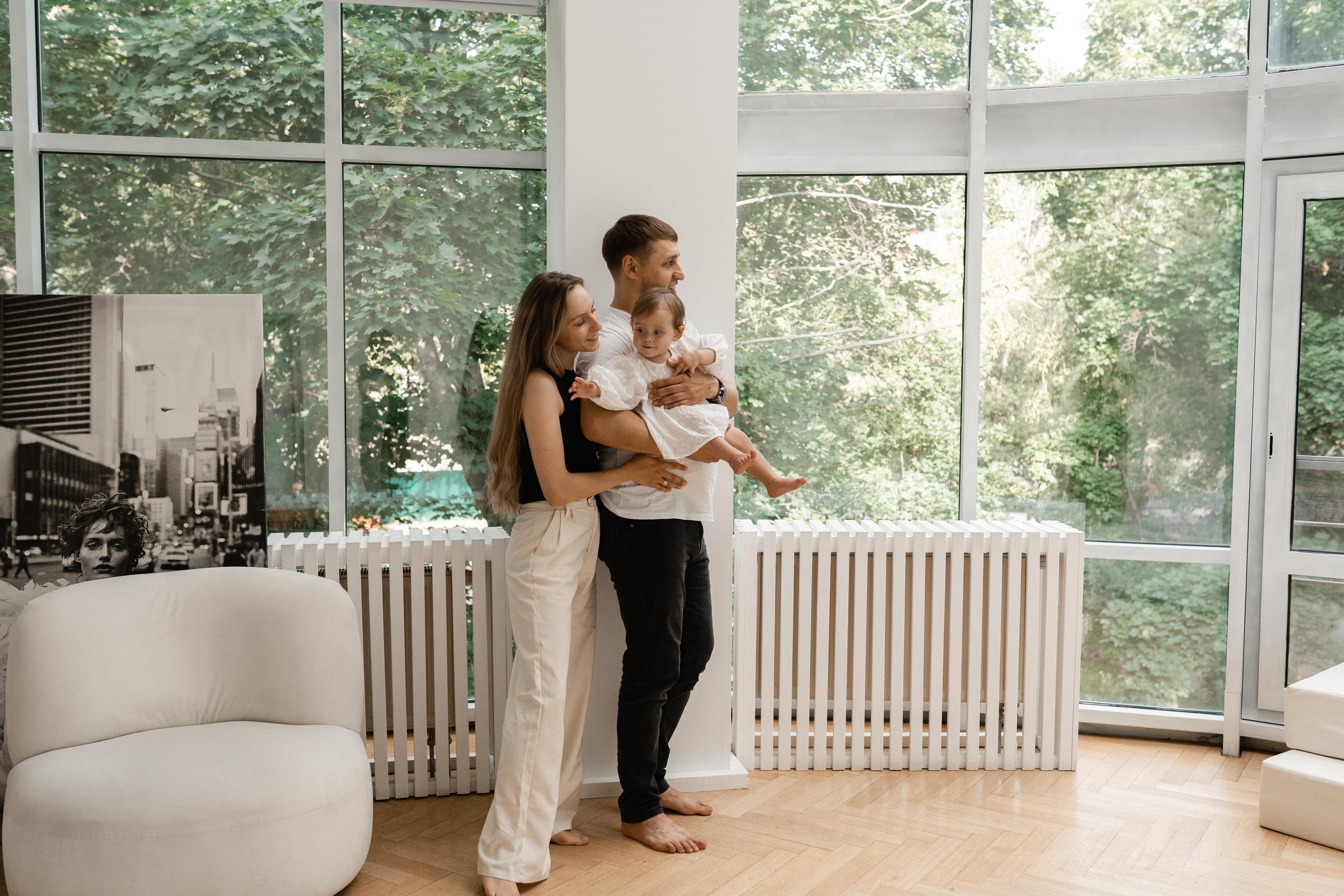 Семейная фотосессия в студии в Москве, семейный фотограф Анна Полушина. Свадебный фотограф в Москве Анна Полушина