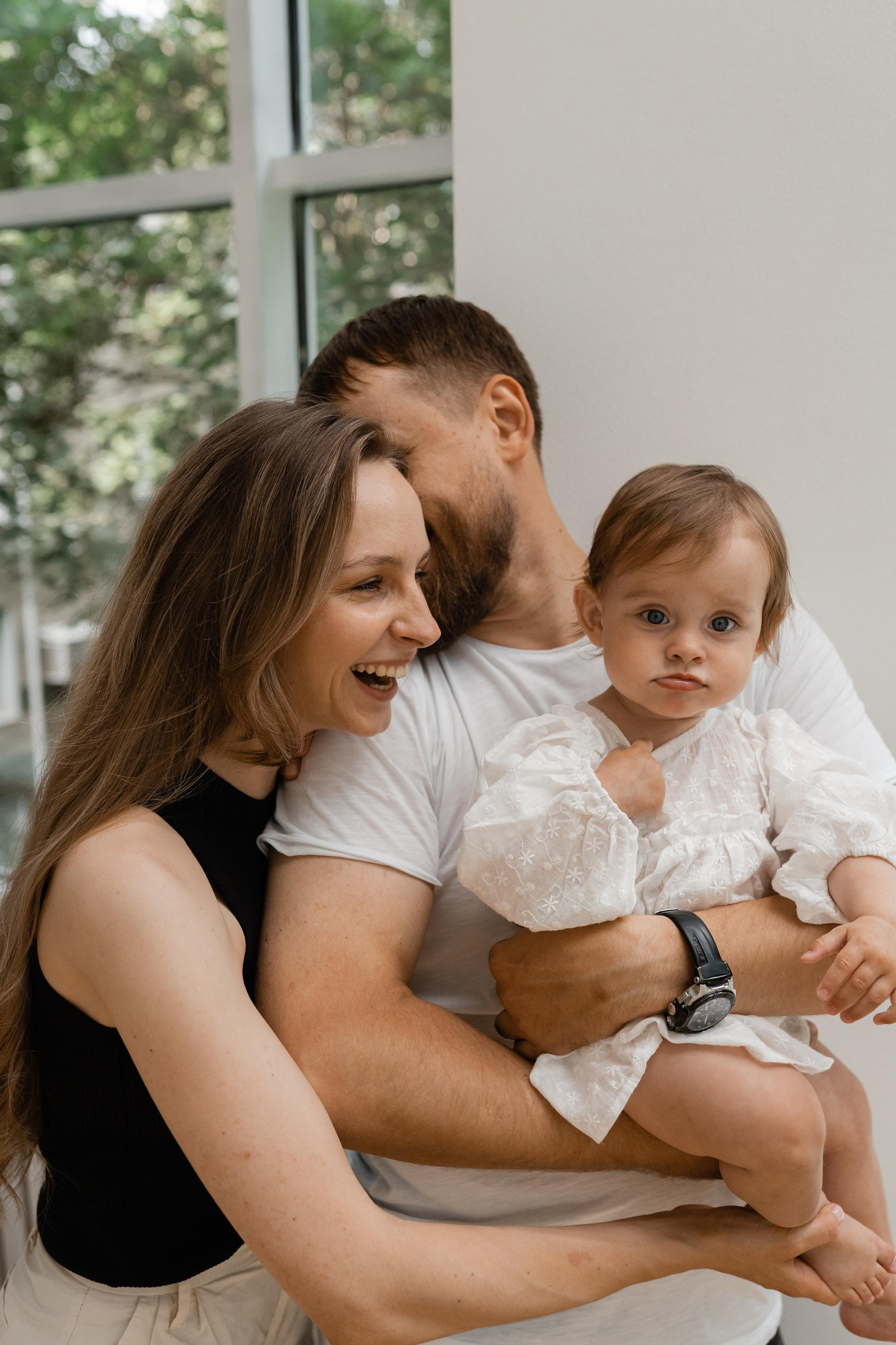 Семейная фотосессия в студии в Москве, семейный фотограф Анна Полушина. Свадебный фотограф в Москве Анна Полушина