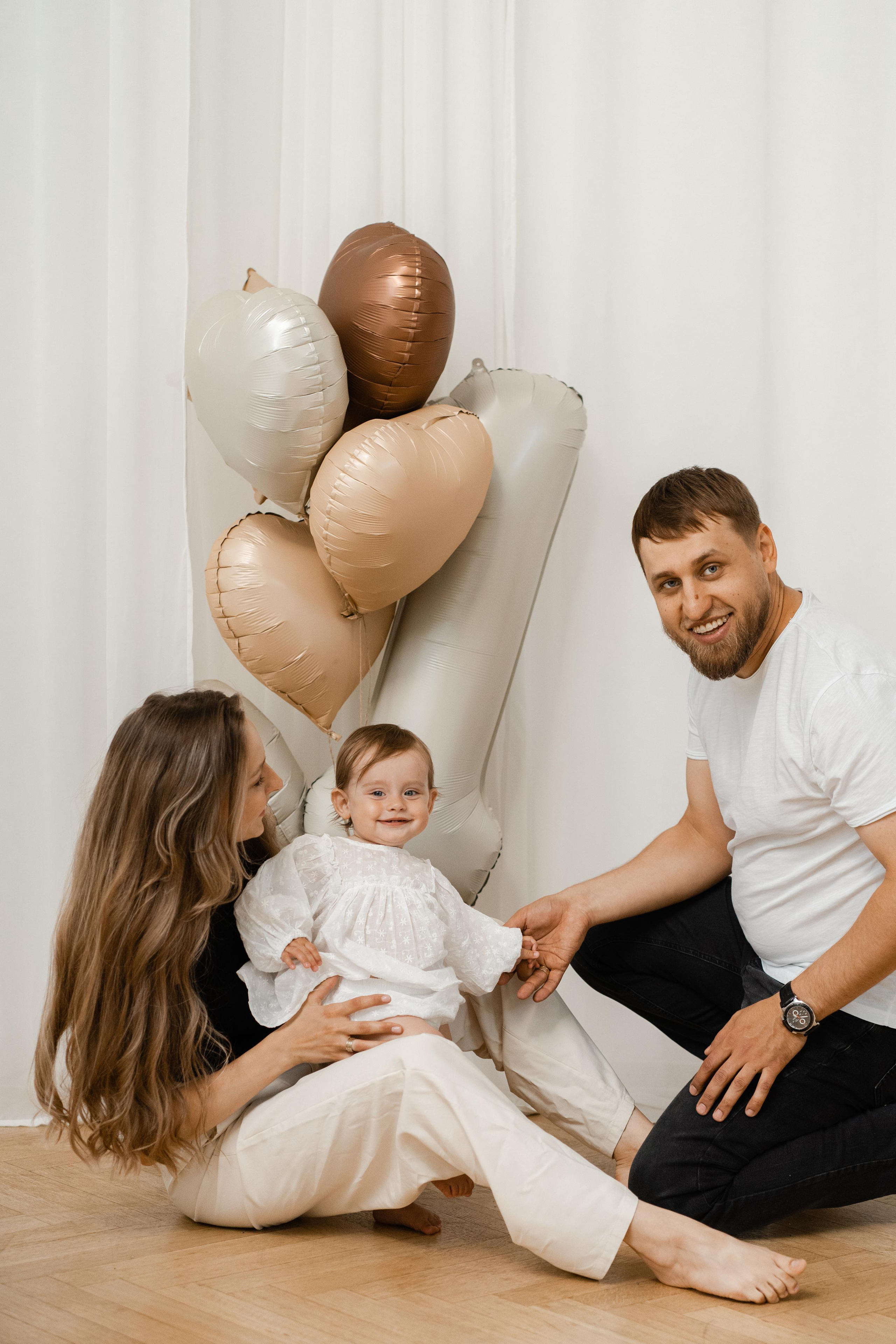 Семейная фотосессия в студии в Москве, семейный фотограф Анна Полушина. Свадебный фотограф в Москве Анна Полушина