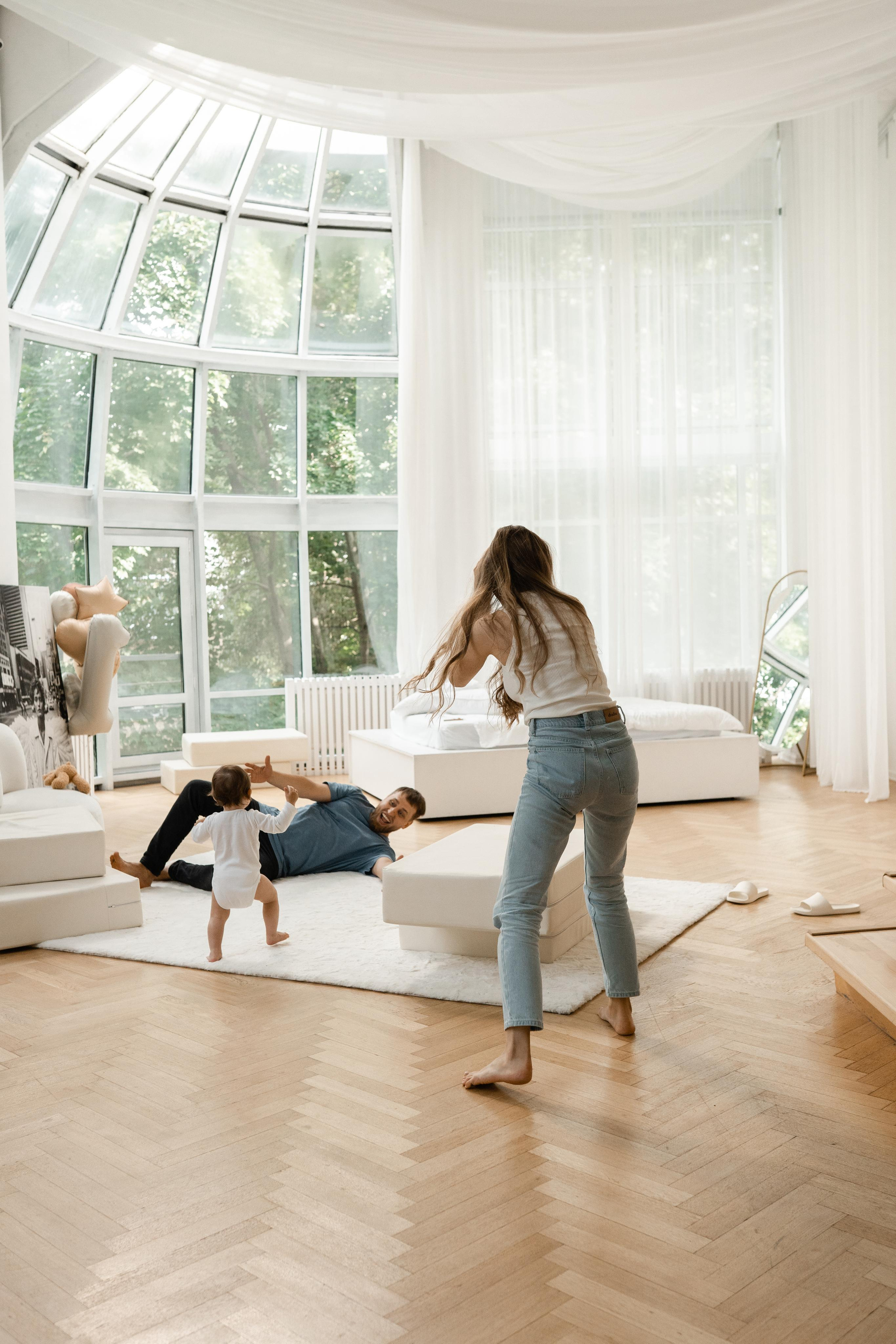 Семейная фотосессия в студии в Москве, семейный фотограф Анна Полушина. Свадебный фотограф в Москве Анна Полушина