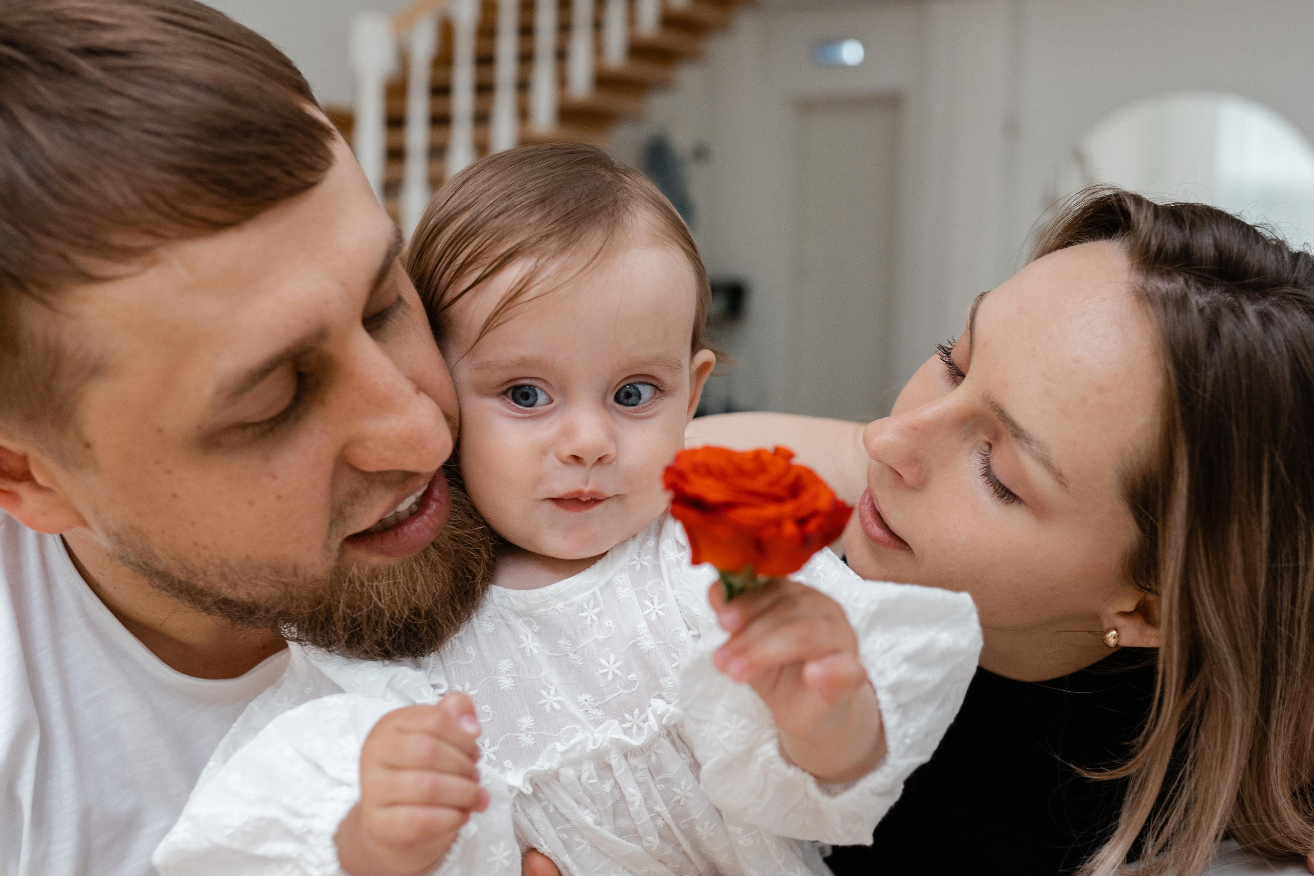 Семейная фотосессия в студии в Москве, семейный фотограф Анна Полушина. Свадебный фотограф в Москве Анна Полушина