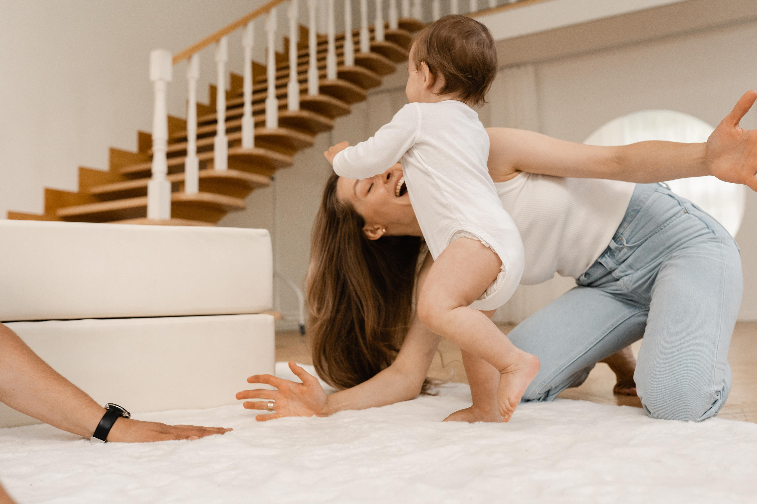 Семейная фотосессия в студии в Москве, семейный фотограф Анна Полушина. Свадебный фотограф в Москве Анна Полушина