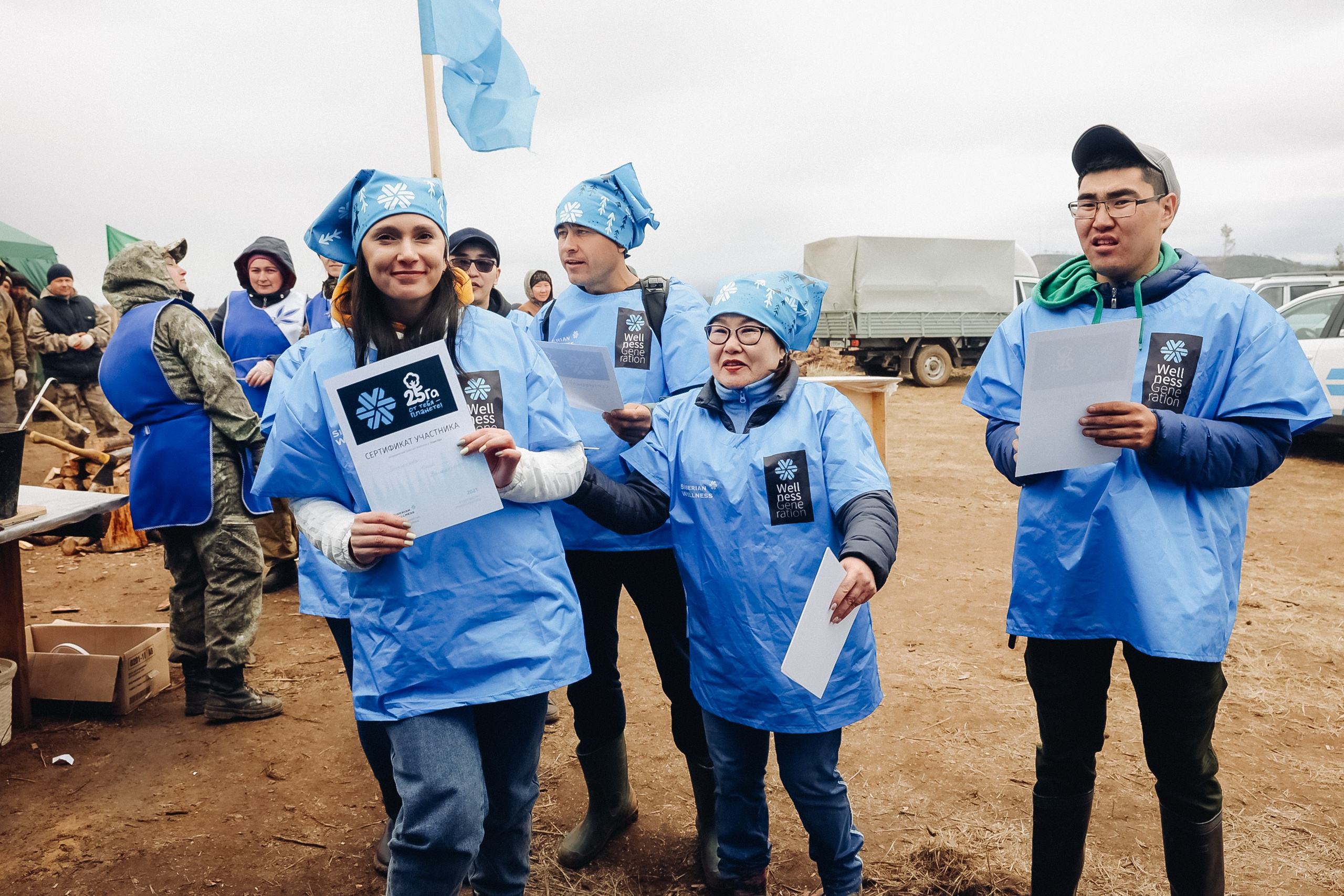 Siberian wellness. Ежегодная акция по посадке деревьев. Свадебный и семейный фотограф в Улан-Удэ