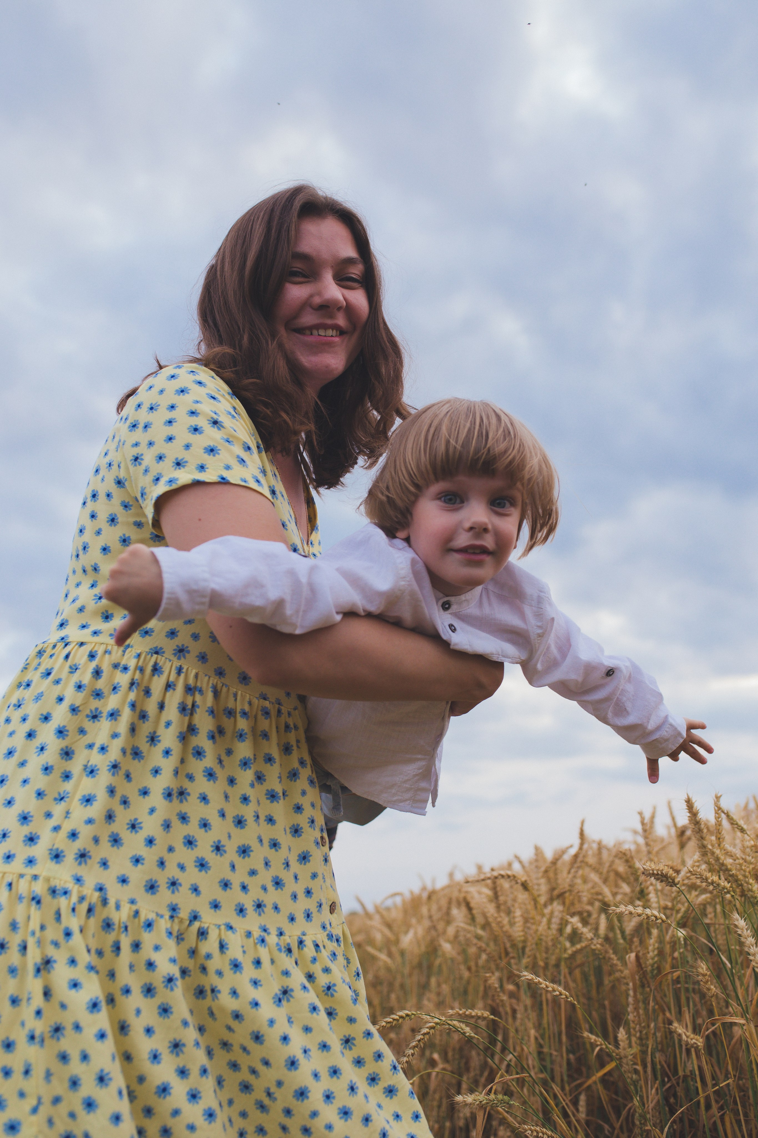 Мама с сыном