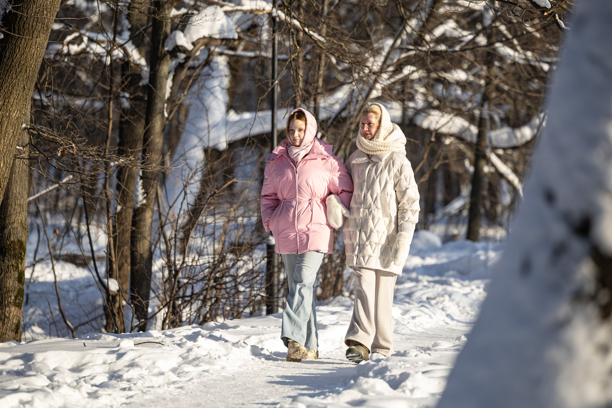 Олеся. Зимний фотосет. Фотограф Владимир Охрименко