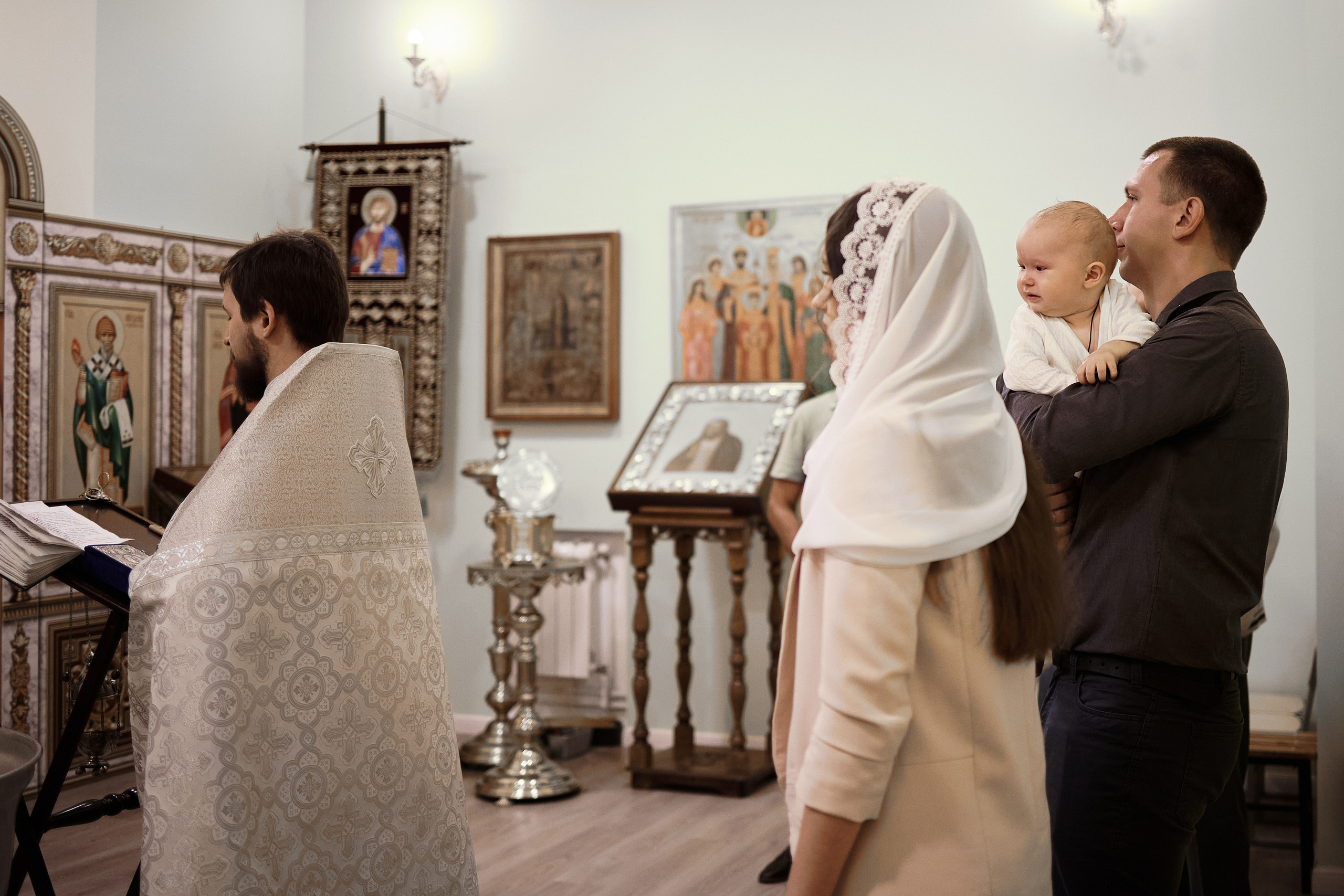 Крещение Демида. Коновалова Ольга | фотограф в Пензе и Заречном