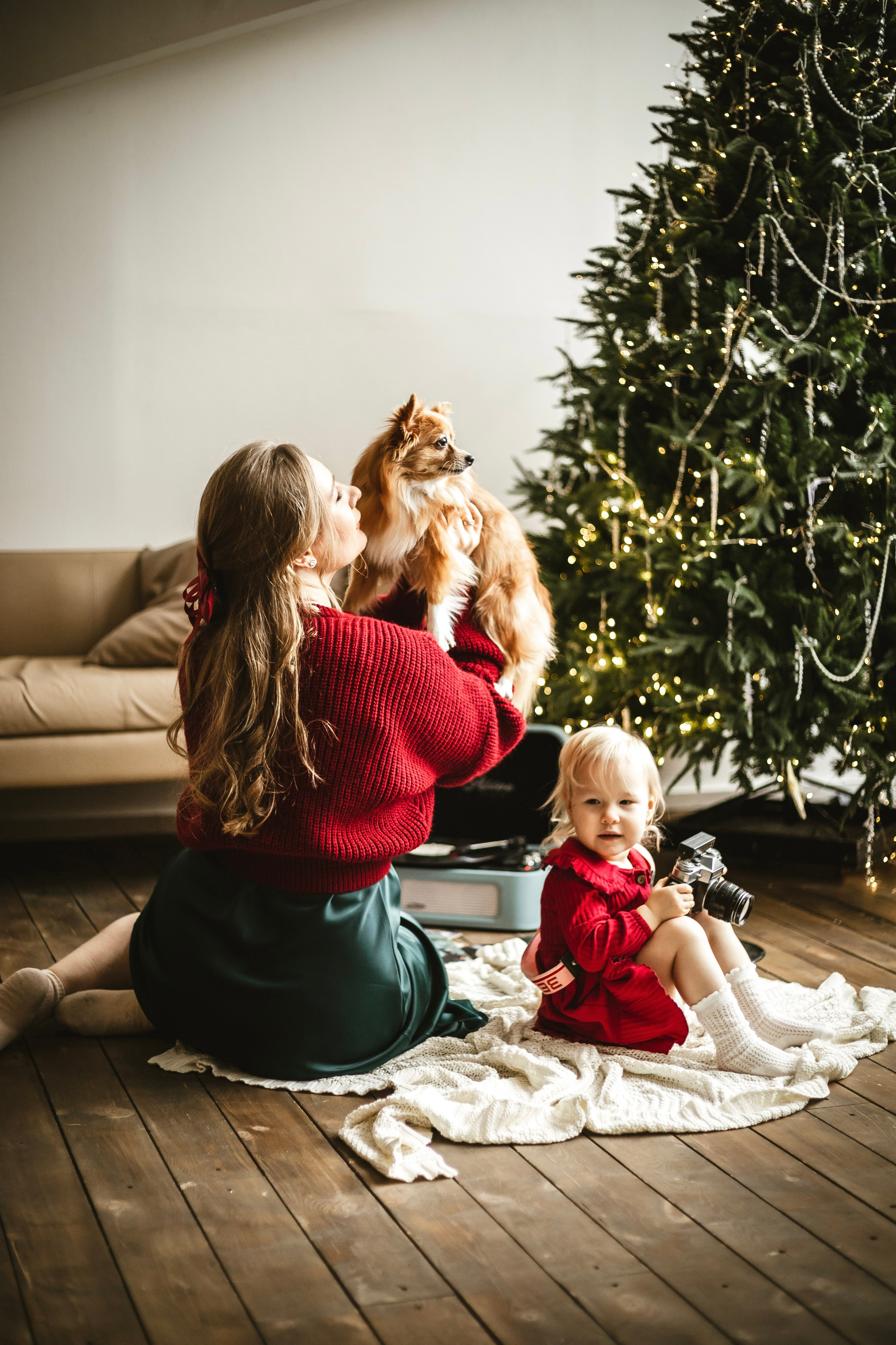 Семейная/Новогодняя съемка. Фотограф Ксения Белая