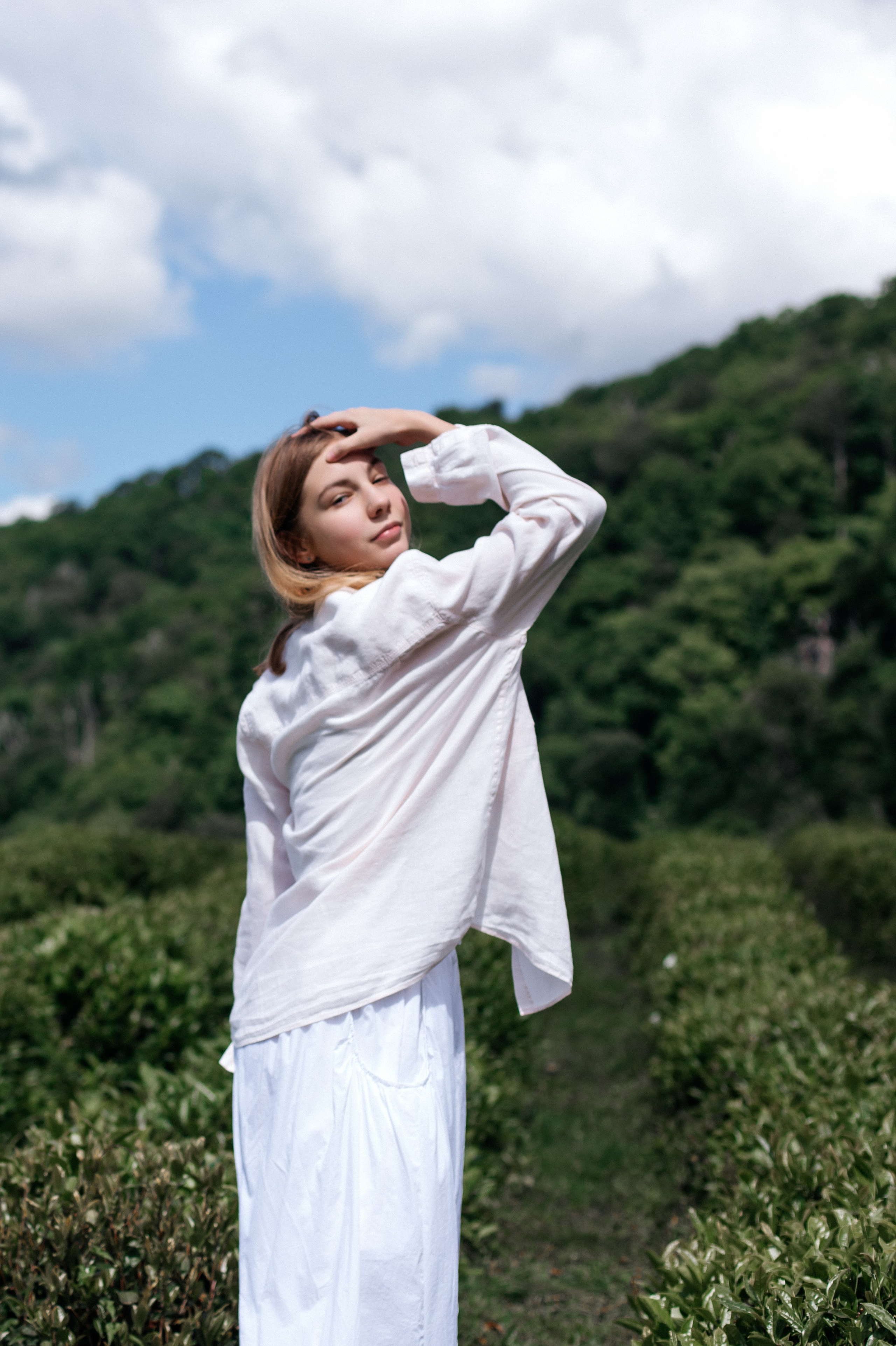 Tea plantation. Efimova Model Agency