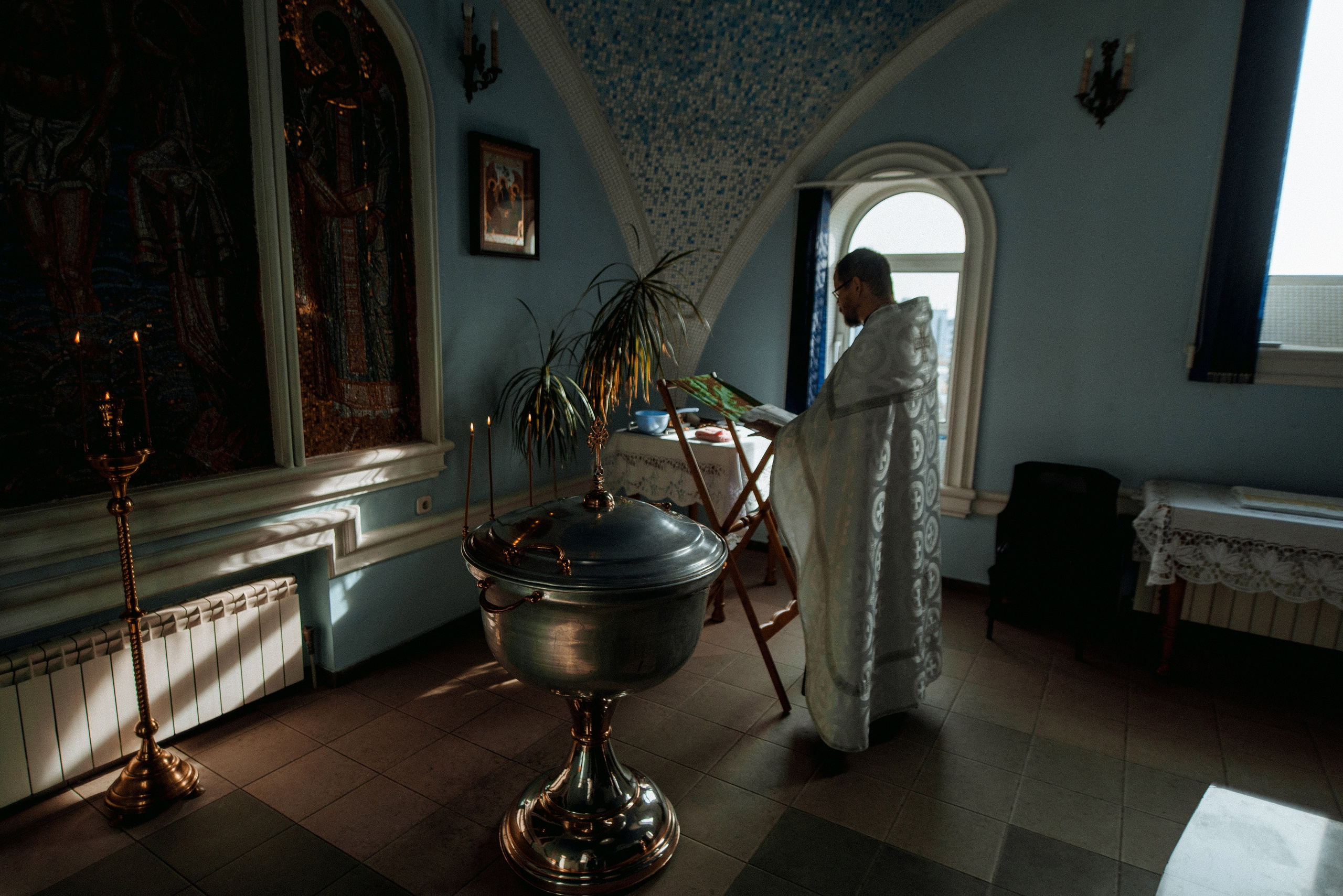 Крещение Софии. Семейный документальный фотограф в Волгограде Мариэта Додина