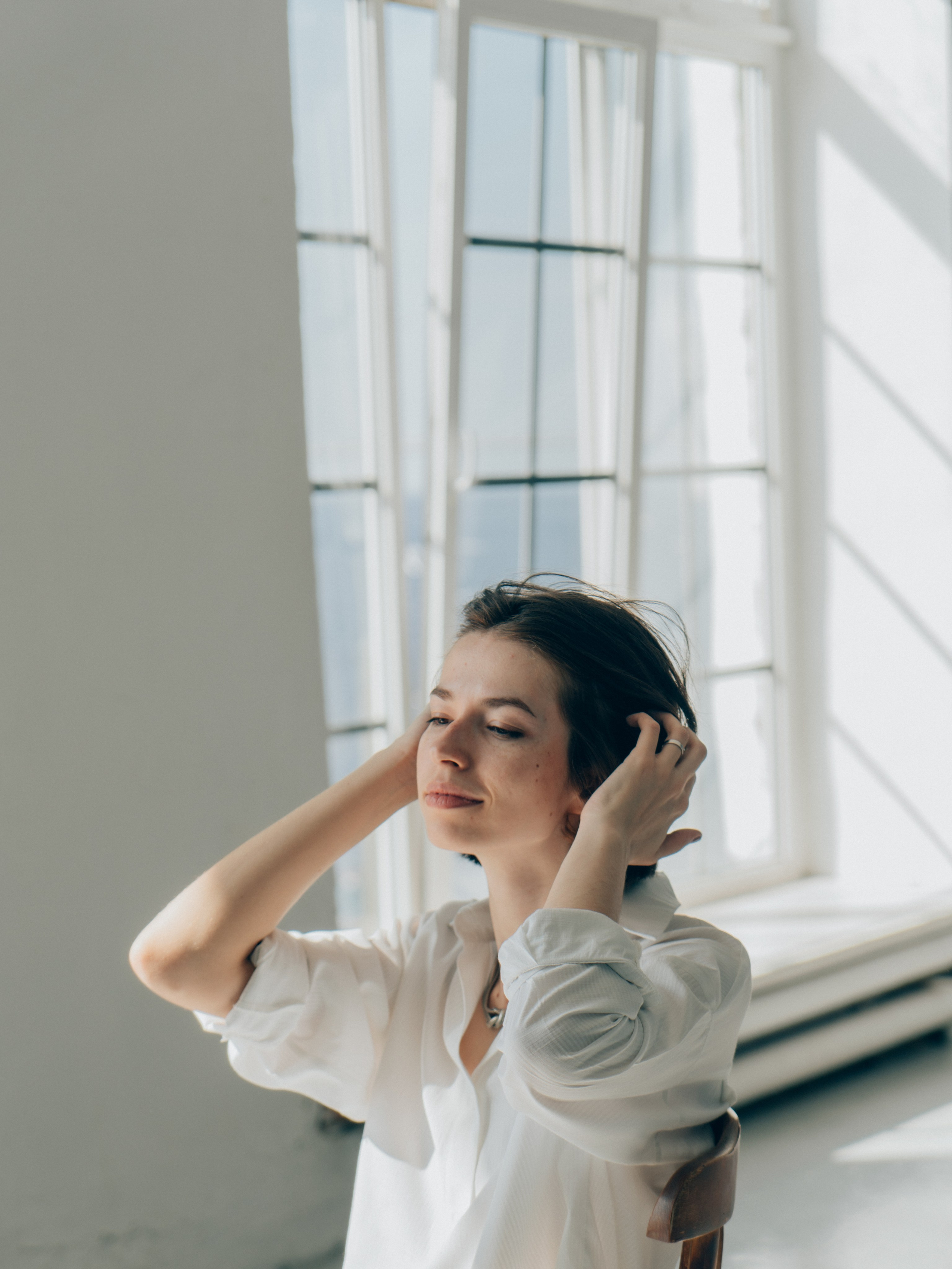 Портретная фотосессия для Полины в фотостудии. Светлана Гопанюк. Портретный фотограф. Санкт-Петербург. СПб