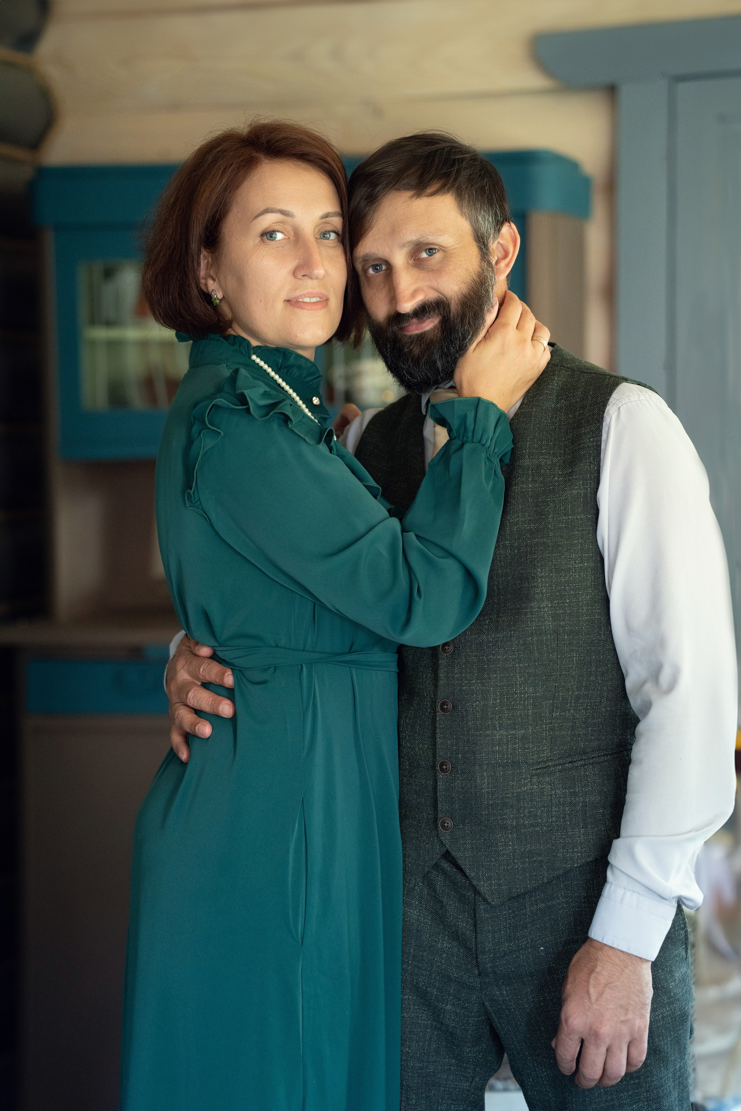 Домашняя фотосессия семейной пары