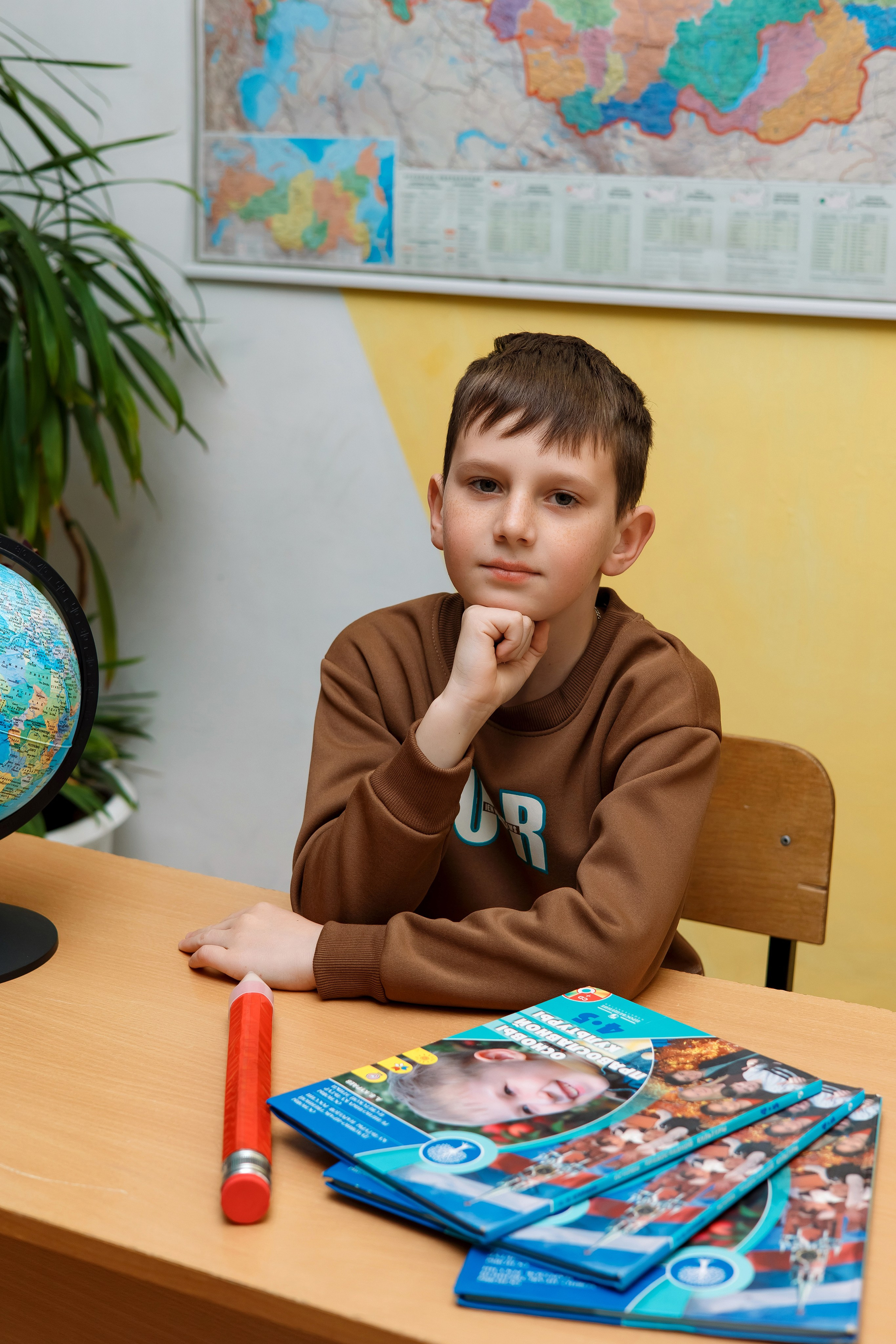 4 класс с. Барабаш. Фотограф Любовь Корниенко, Примоский край