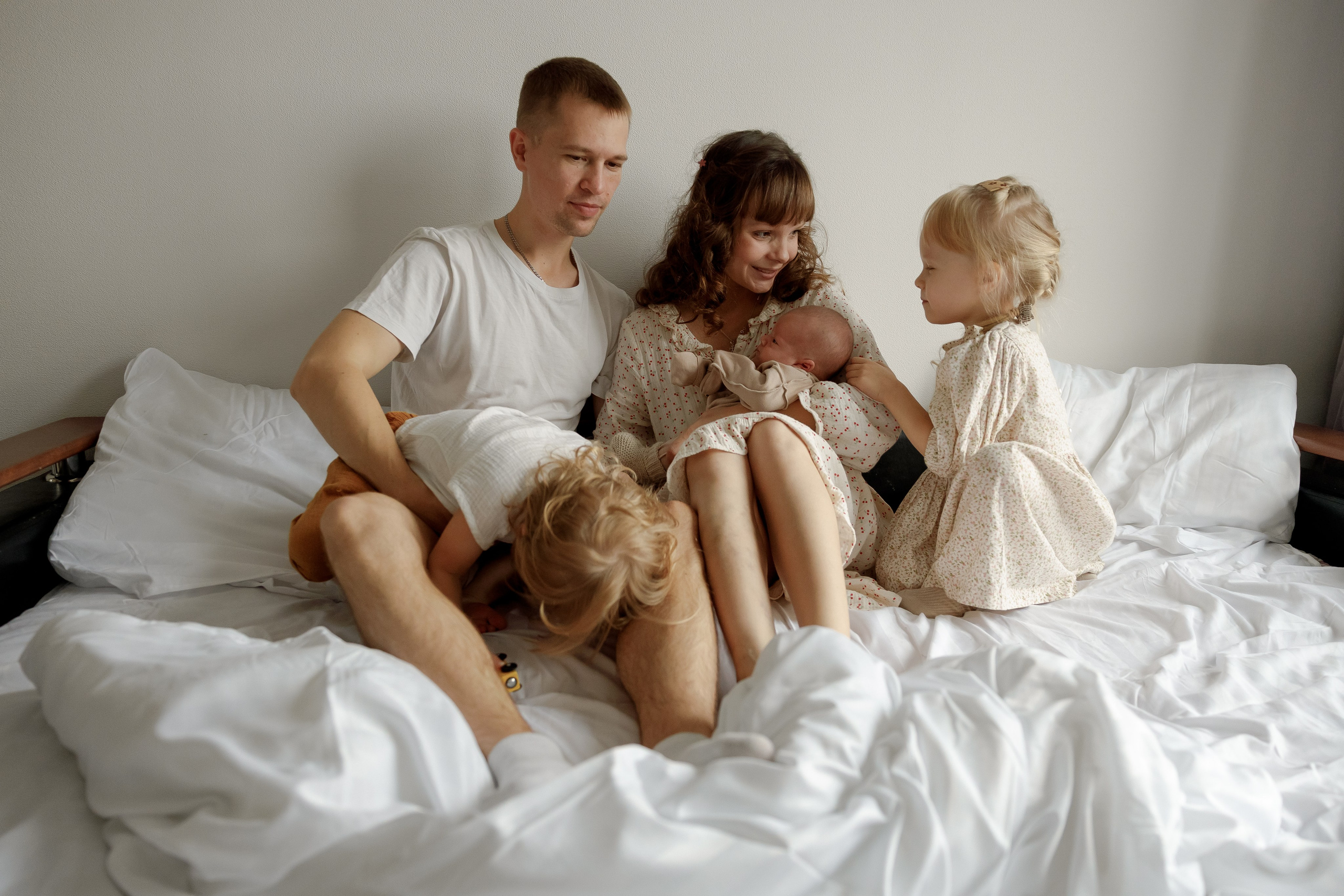 Домашняя семейная съёмка. Фотограф Москва