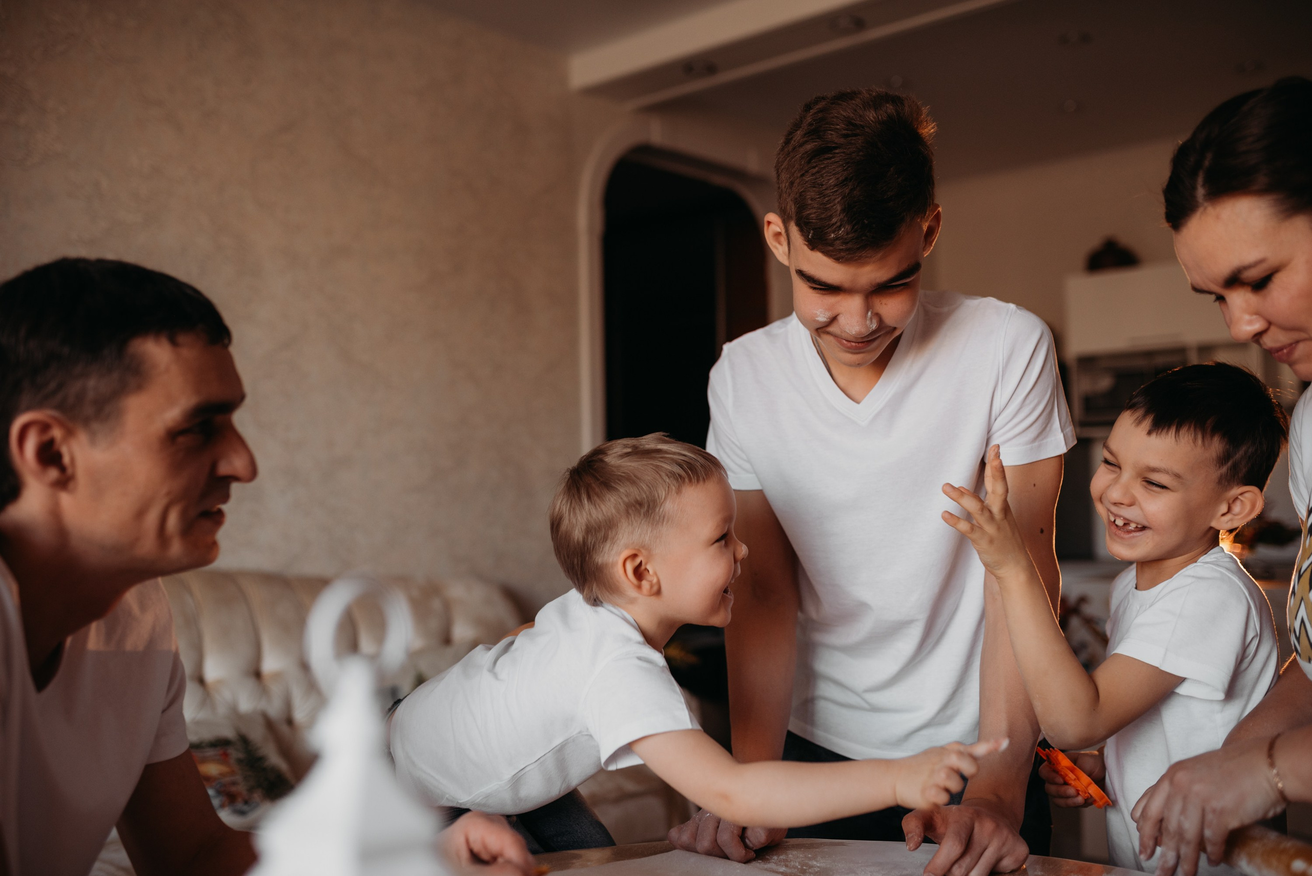 Юлия, Алексей, Тихон, Трофим и Потап. Семейный и детский фотограф в Новосибирске и Краснообске — Анна Ким