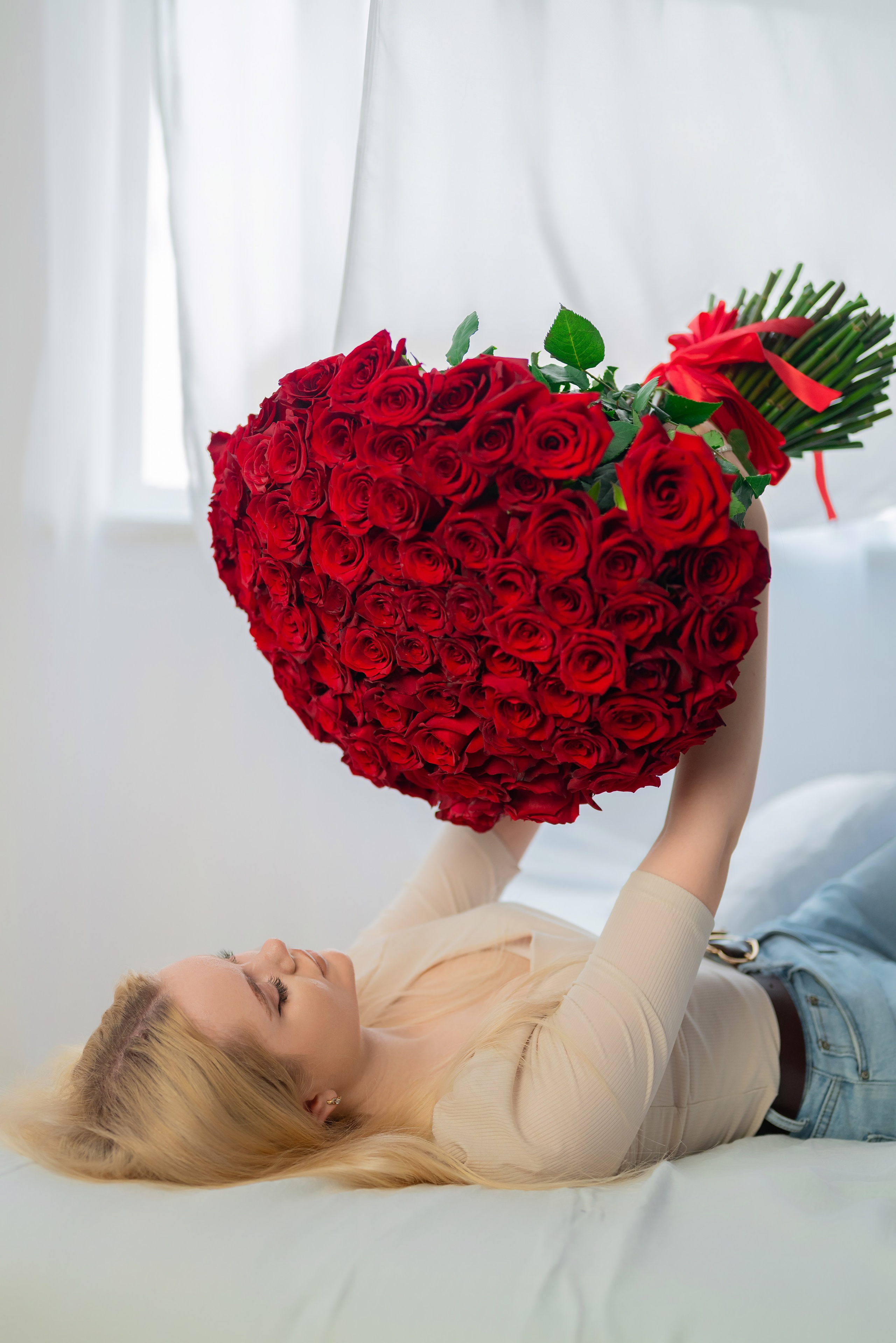 Фотопроект *101 красная роза* 2023 г. Фотограф в городе Салават