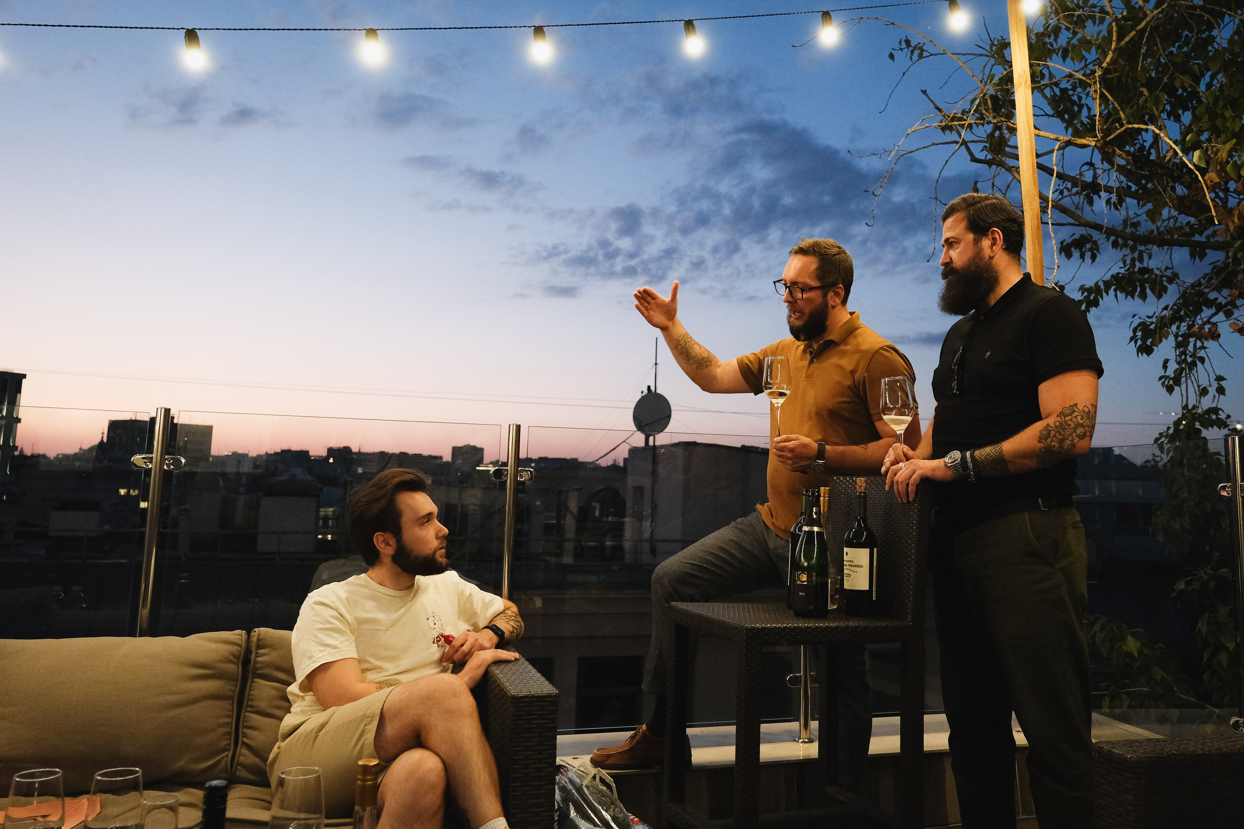 Вечеринка на крыше в Москве. Фотограф Михаил Ерохин | Москва