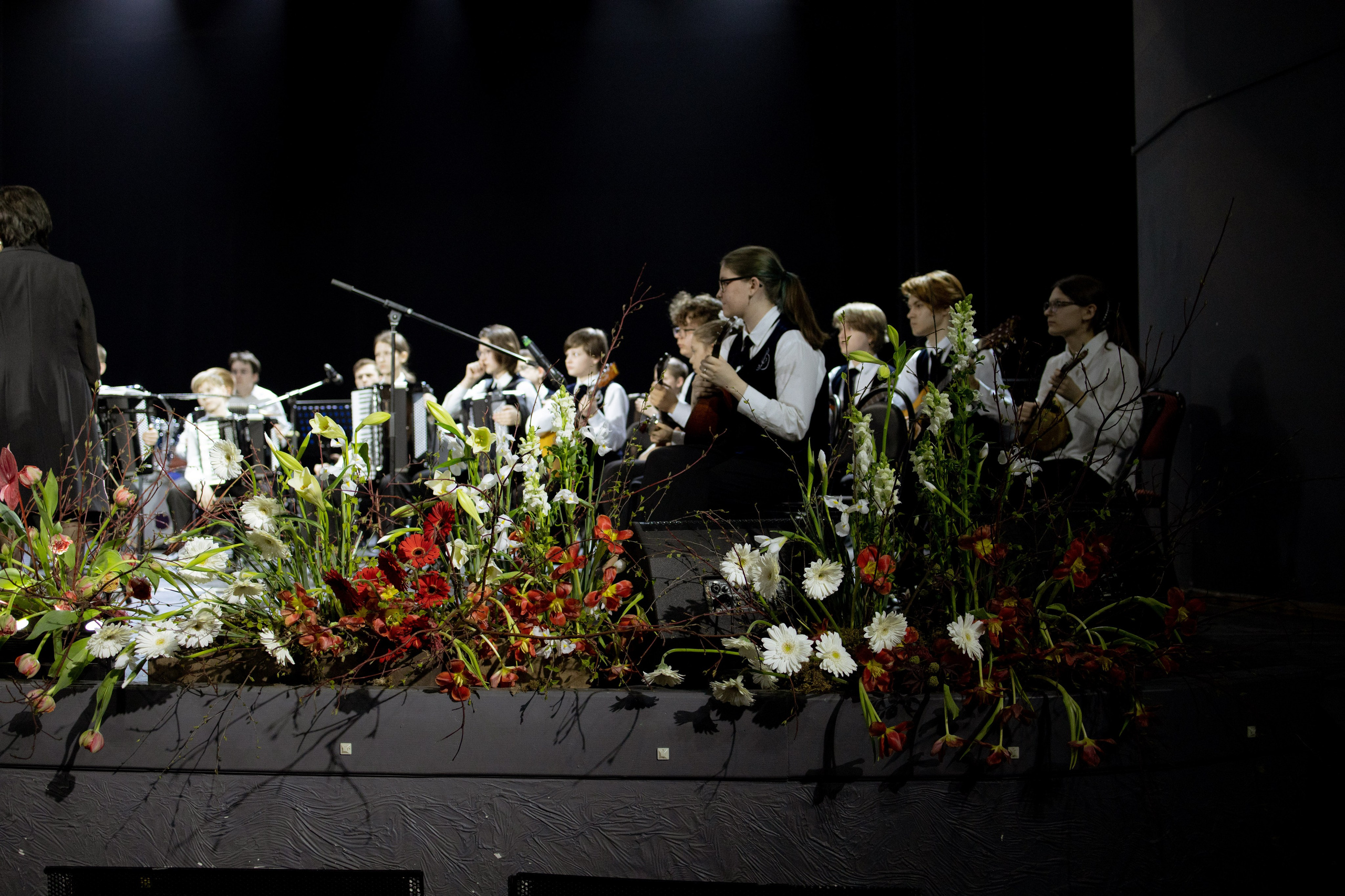 Оформление Отчетного концерта Музыкальной школы Глазунова. Оформление свадеб, декор свадеб Вера Маркова, Москва