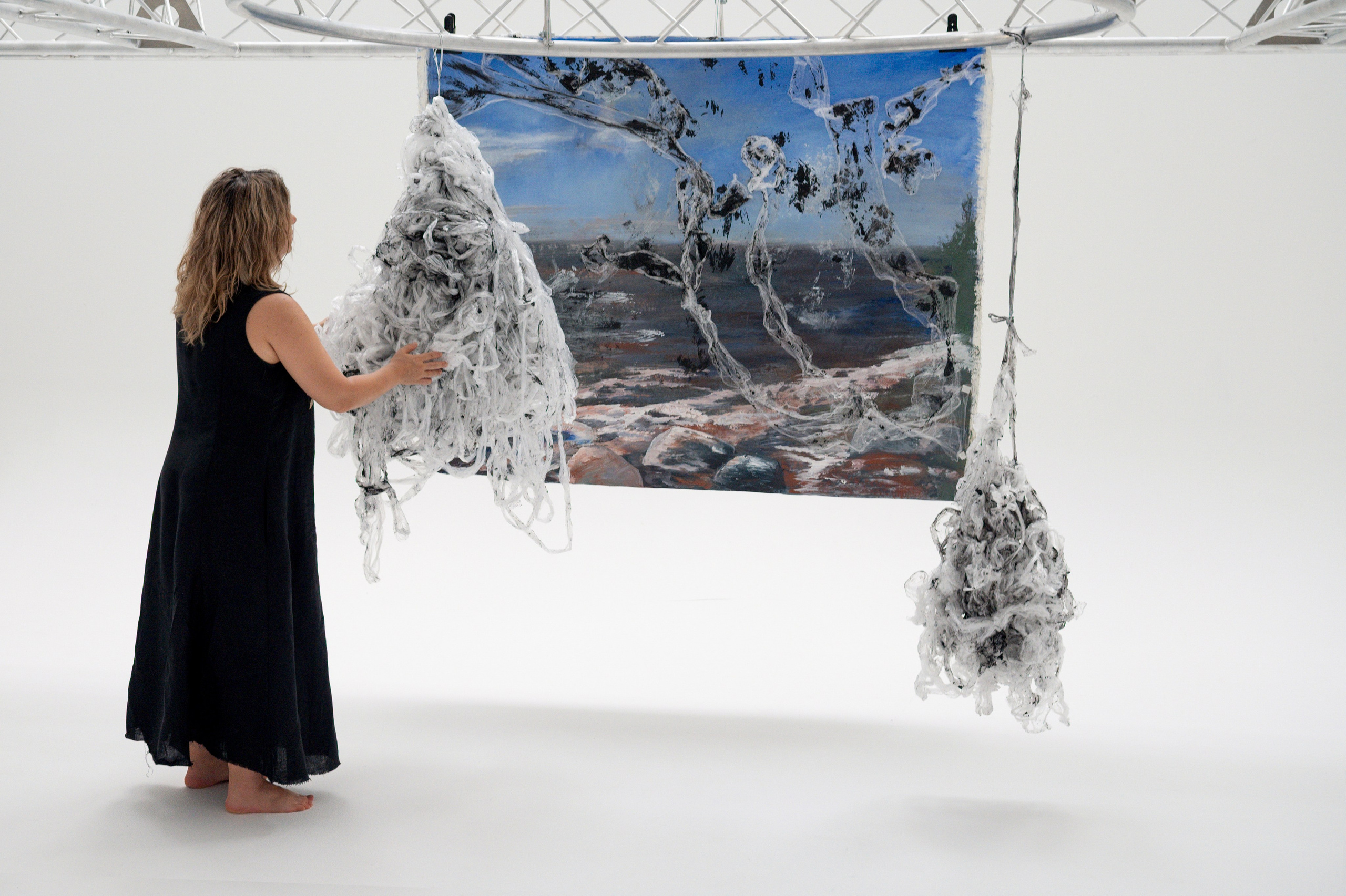 Фотосессия художника и его работ. Фотограф Юлия Кондратьева