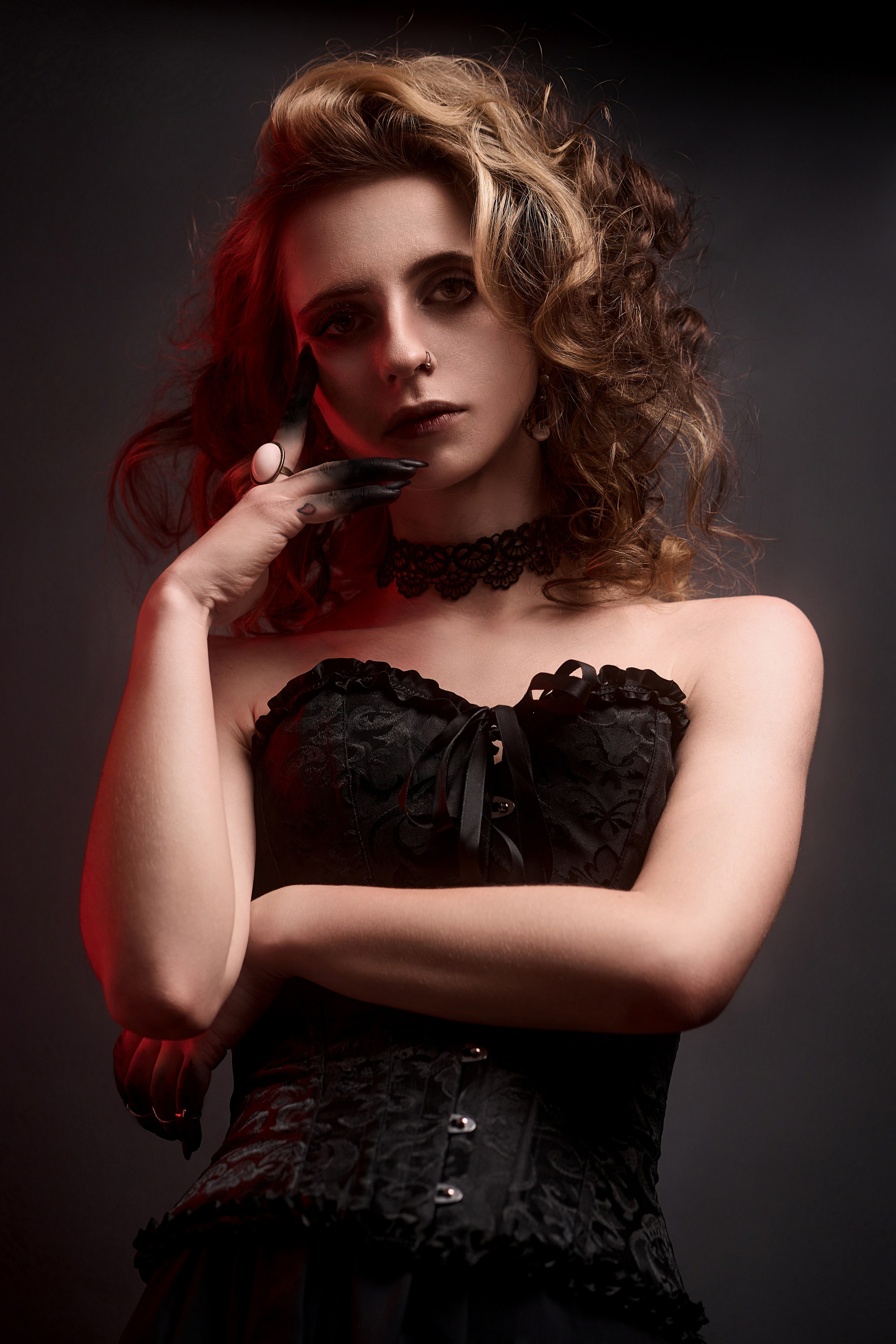 Таня: съёмка в образе викторианской девы. Фотограф в Москве Анастасия Баева